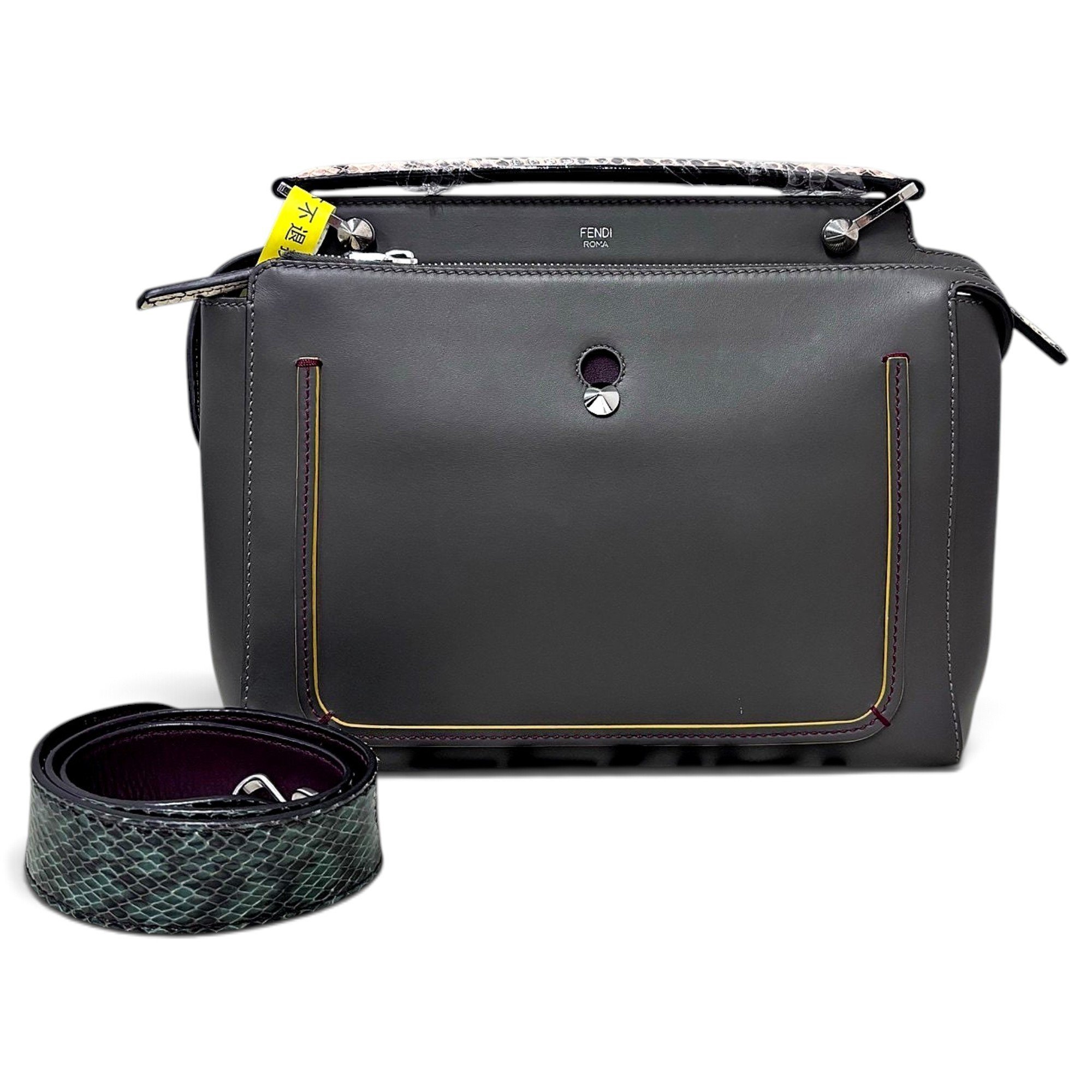 Peekaboo leather handbag