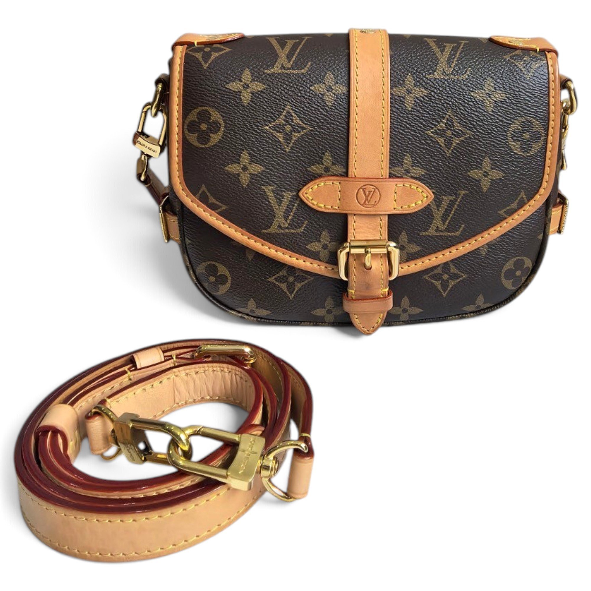 Louis Vuitton Saumur leather crossbody bag