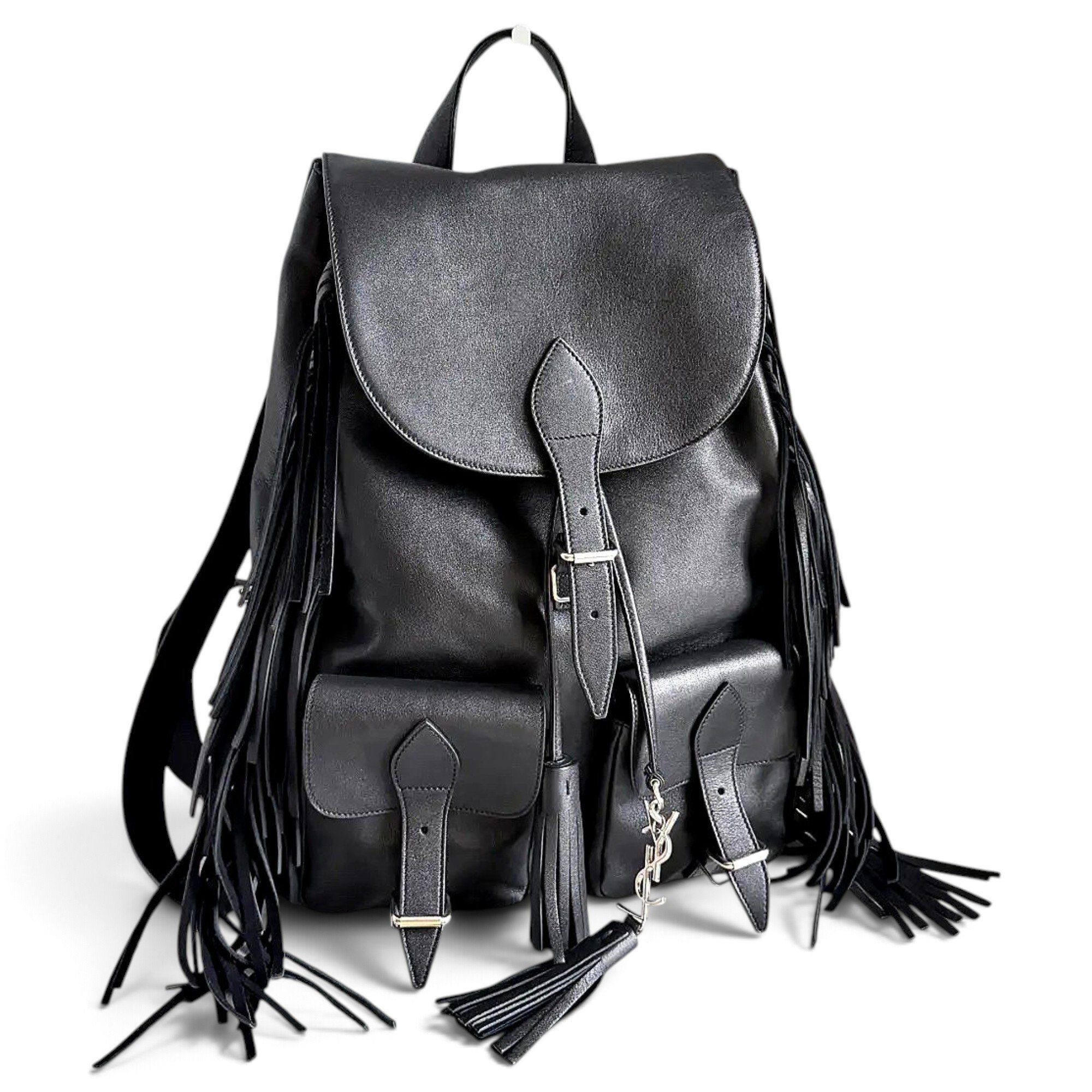 Festival leather backpack