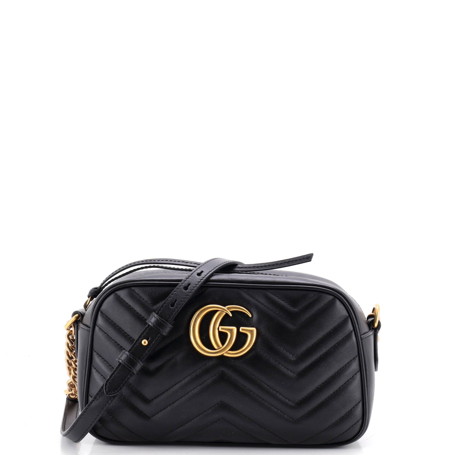 GG Marmont Shoulder Bag Matelasse Leather Small