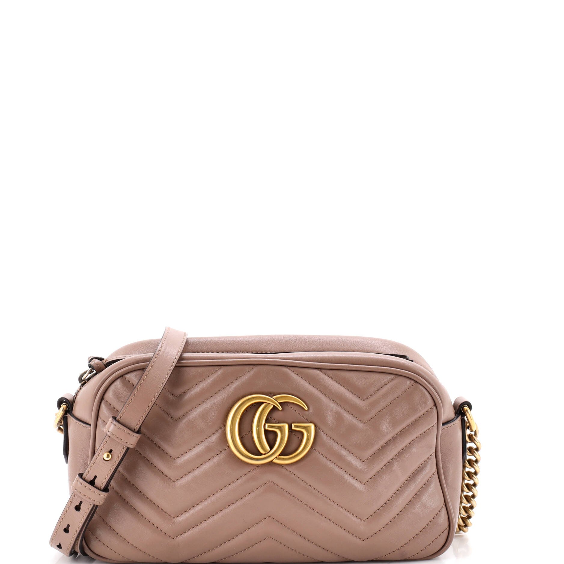 GG Marmont Shoulder Bag Matelasse Leather Small