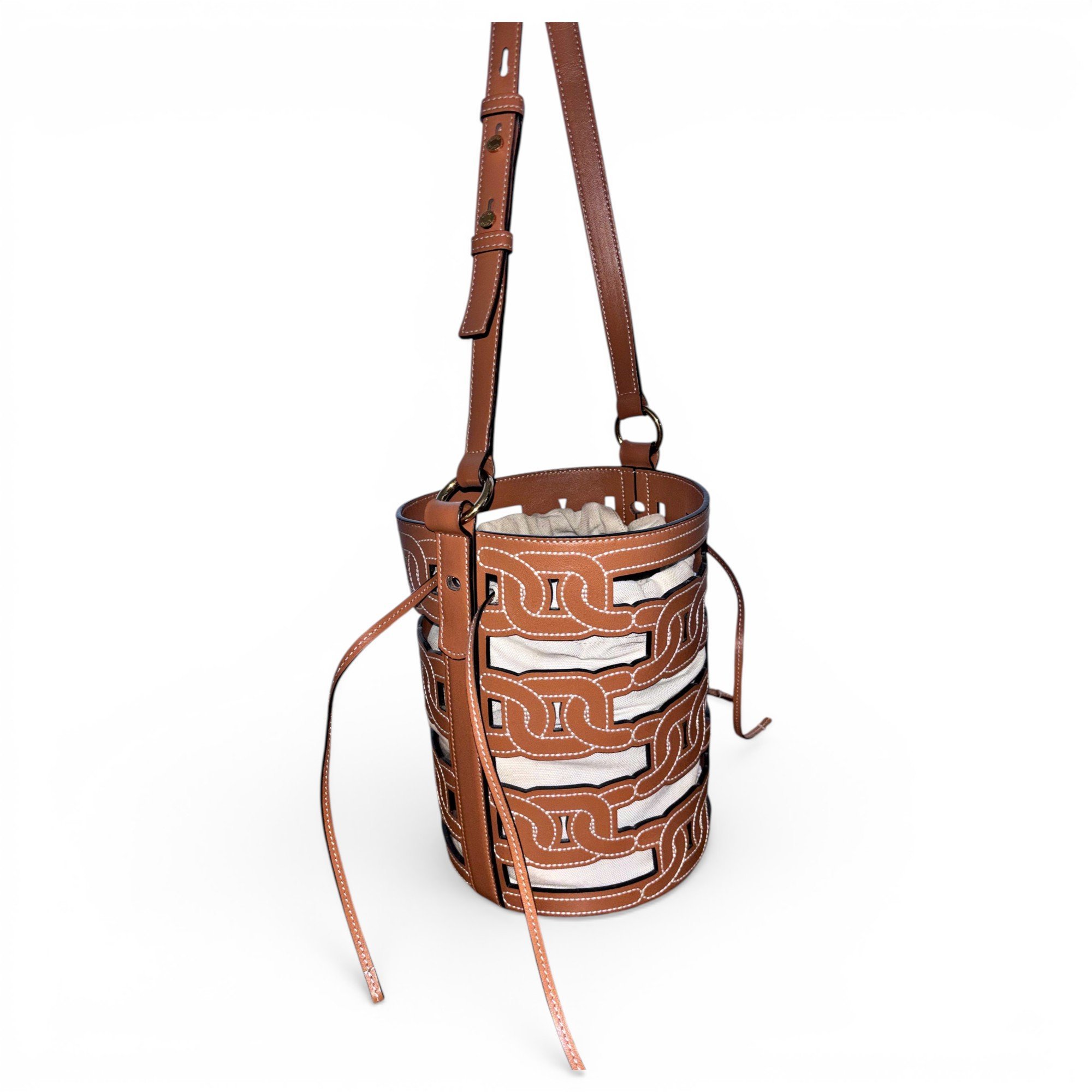 Leather handbag