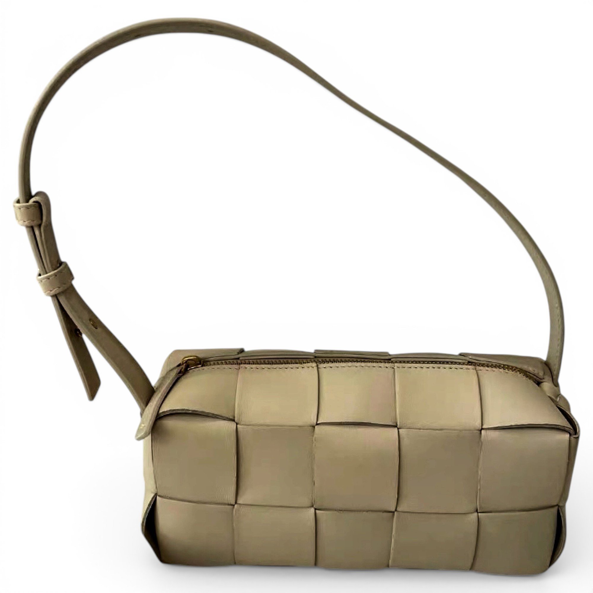 Brick Cassette leather handbag