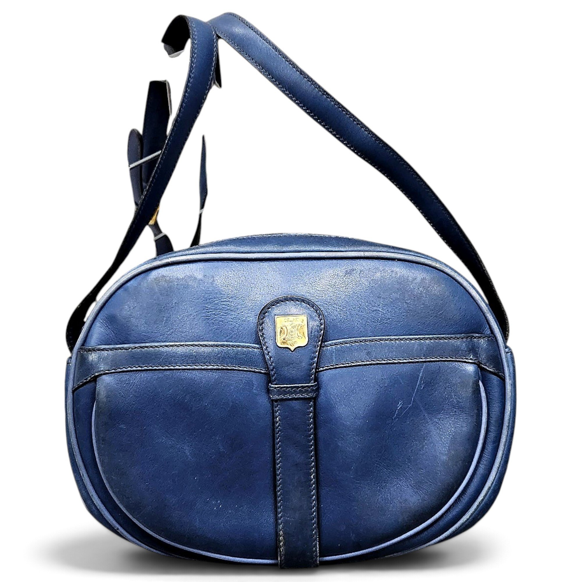 Trotteur leather crossbody bag