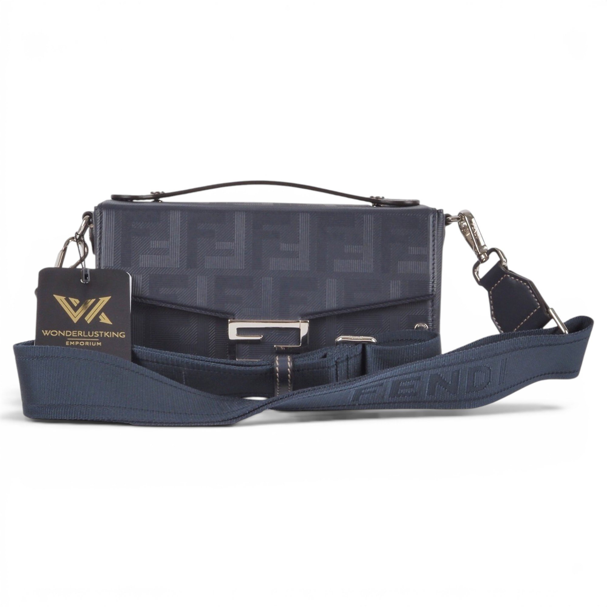 Baguette leather handbag