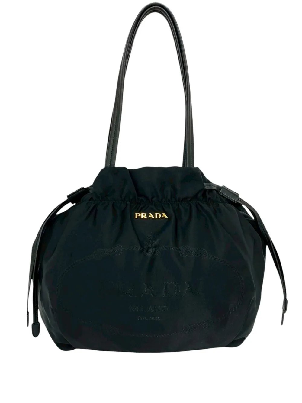 2010-2026 Tessuto Logo Drawstring tote bag