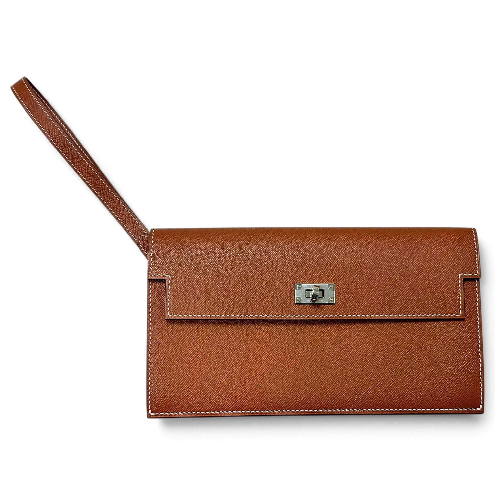 Kelly Pocket To Go leather clutch bag