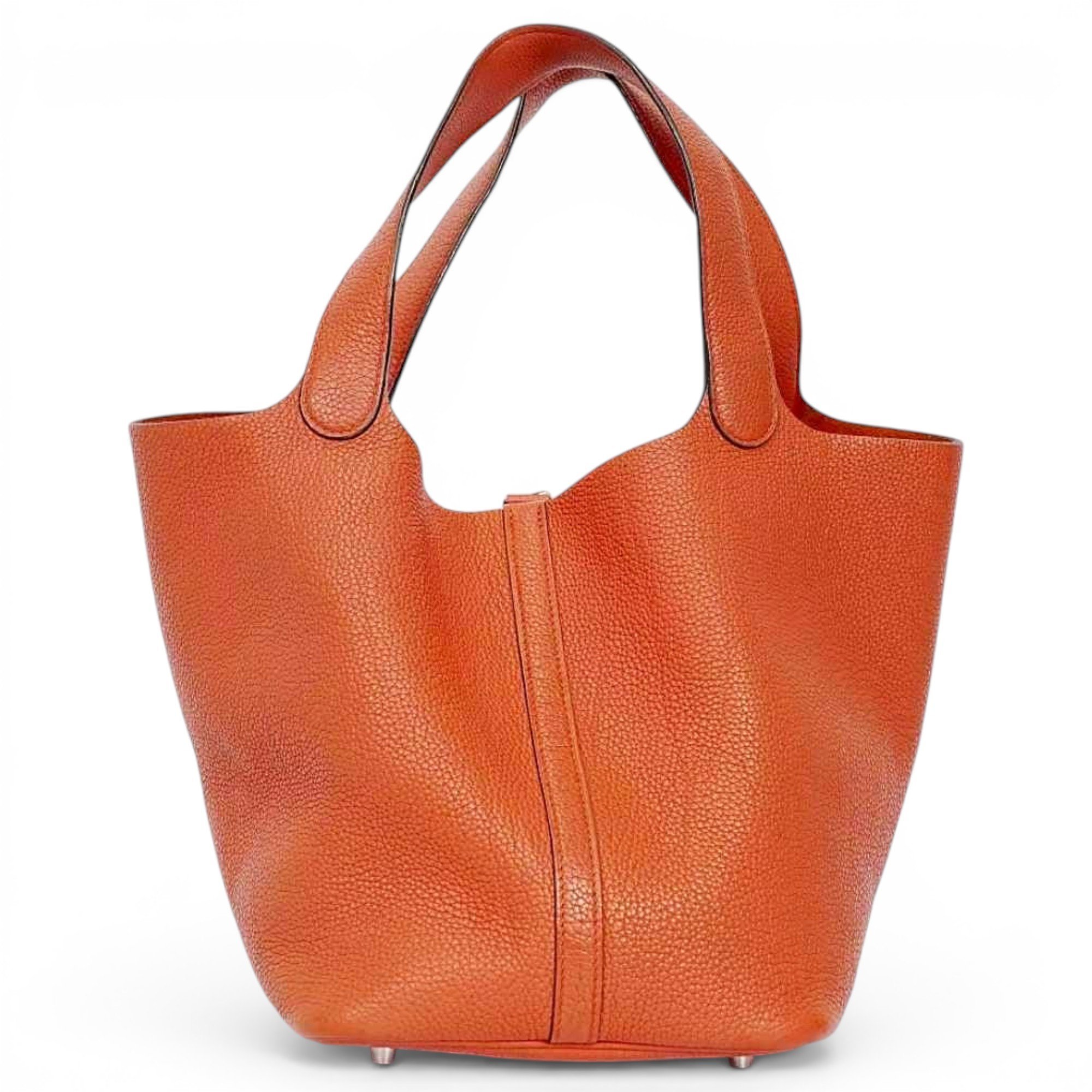 Picotin leather handbag