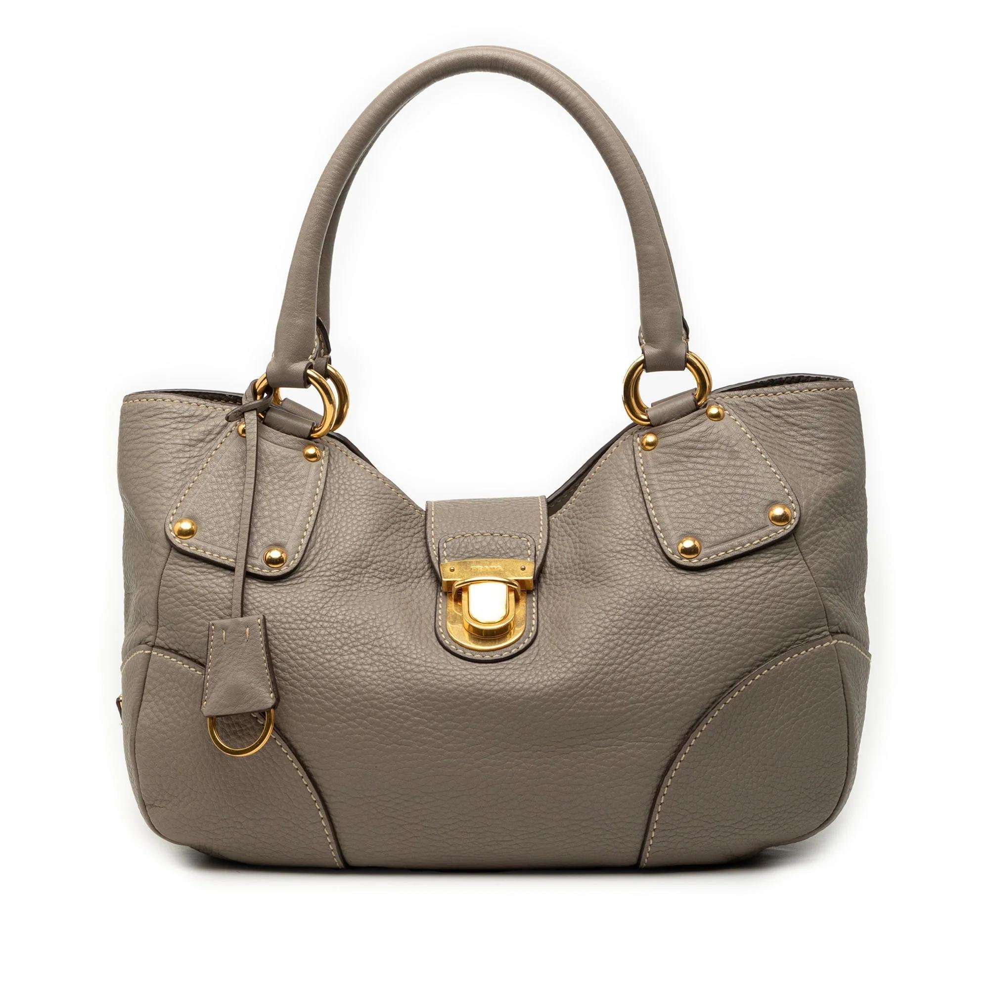 Leather handbag