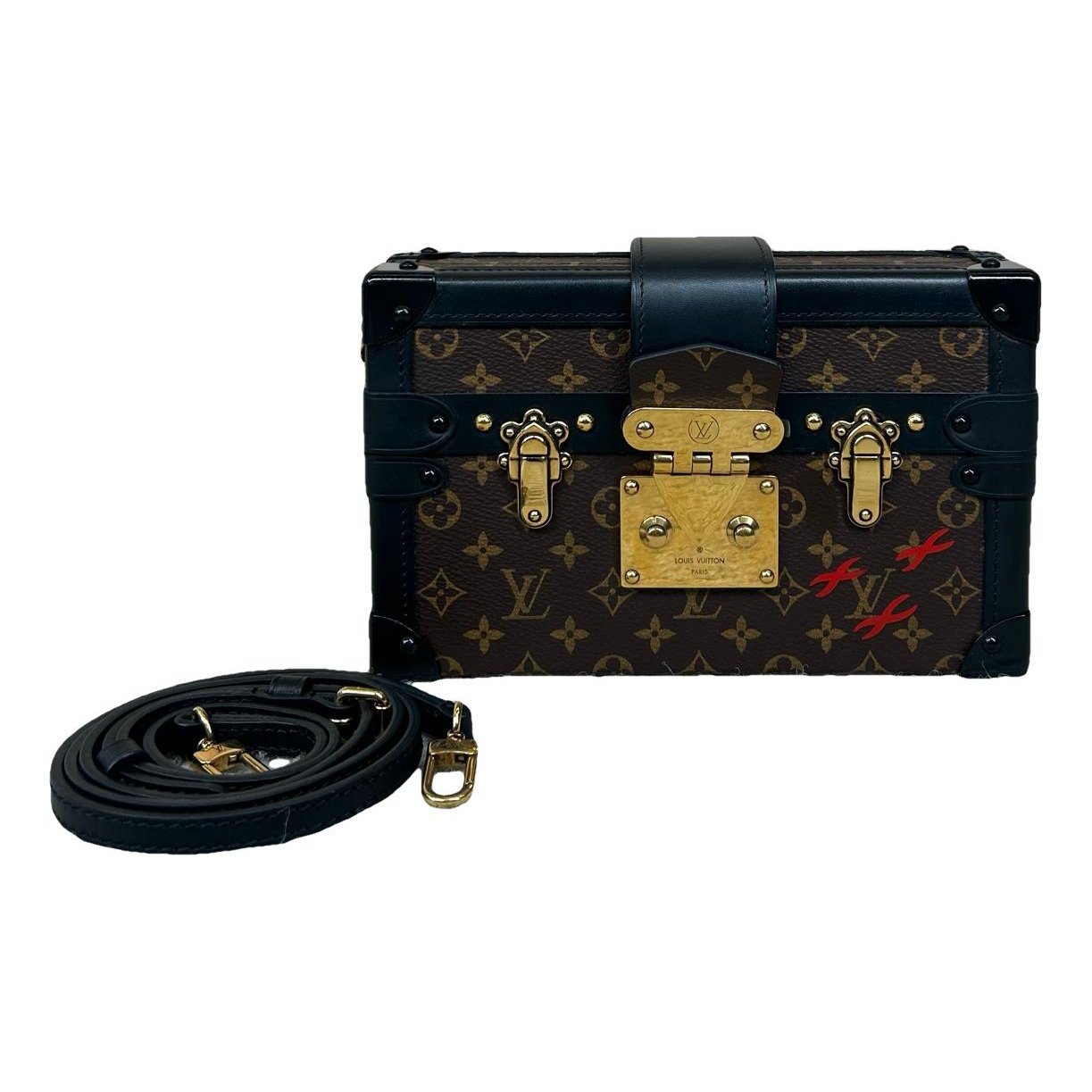 Petite Malle leather handbag
