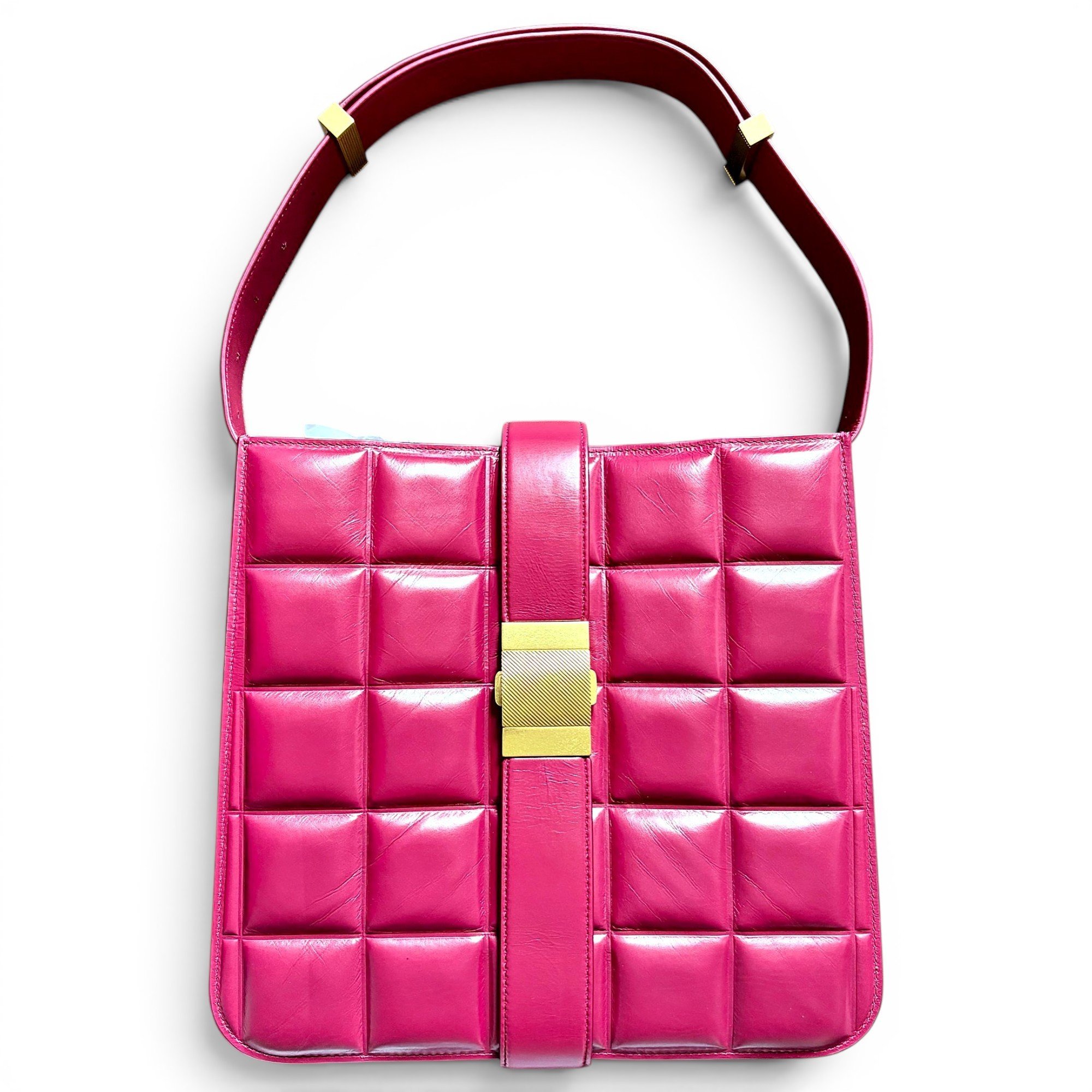 Marie Padded leather handbag