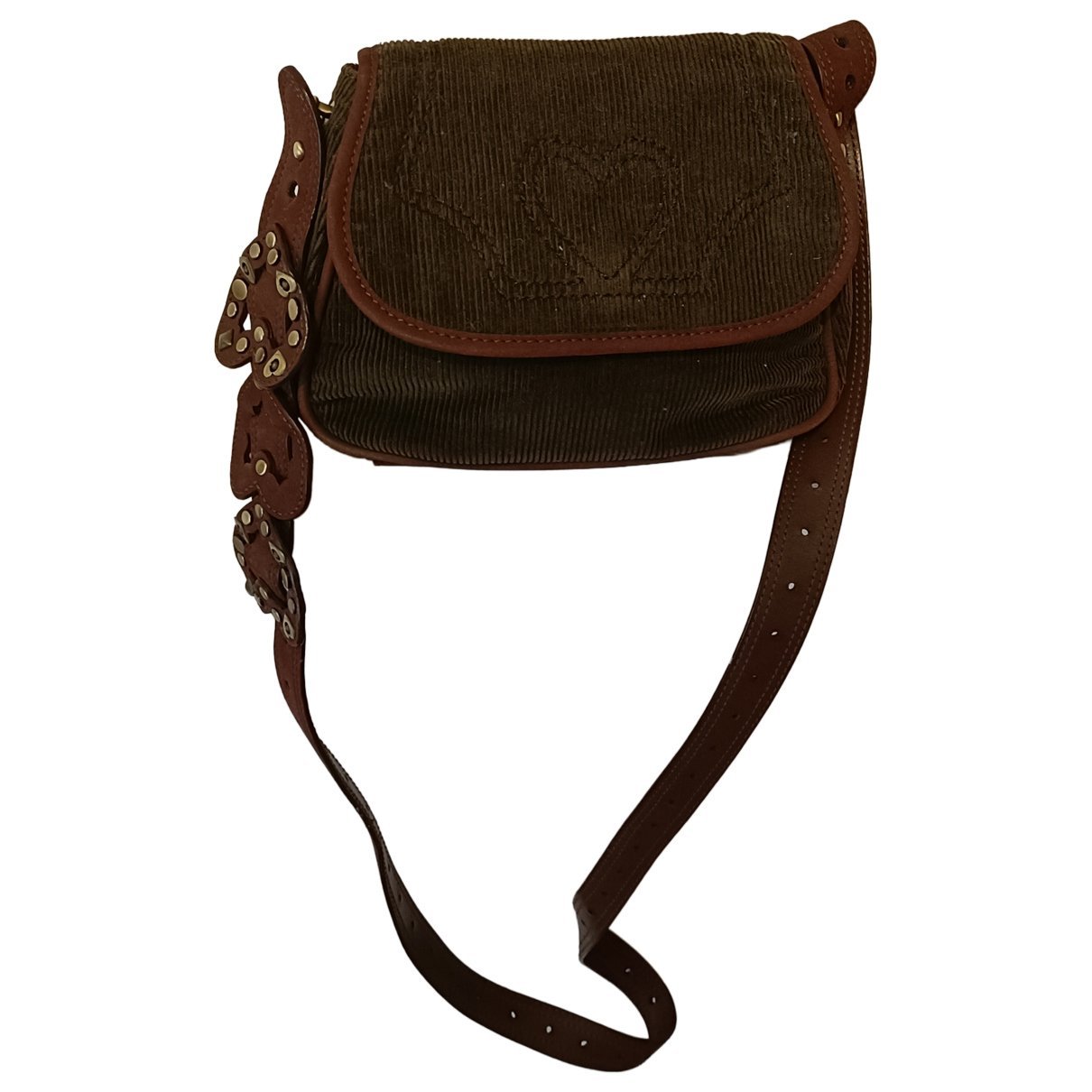 Velvet clutch bag