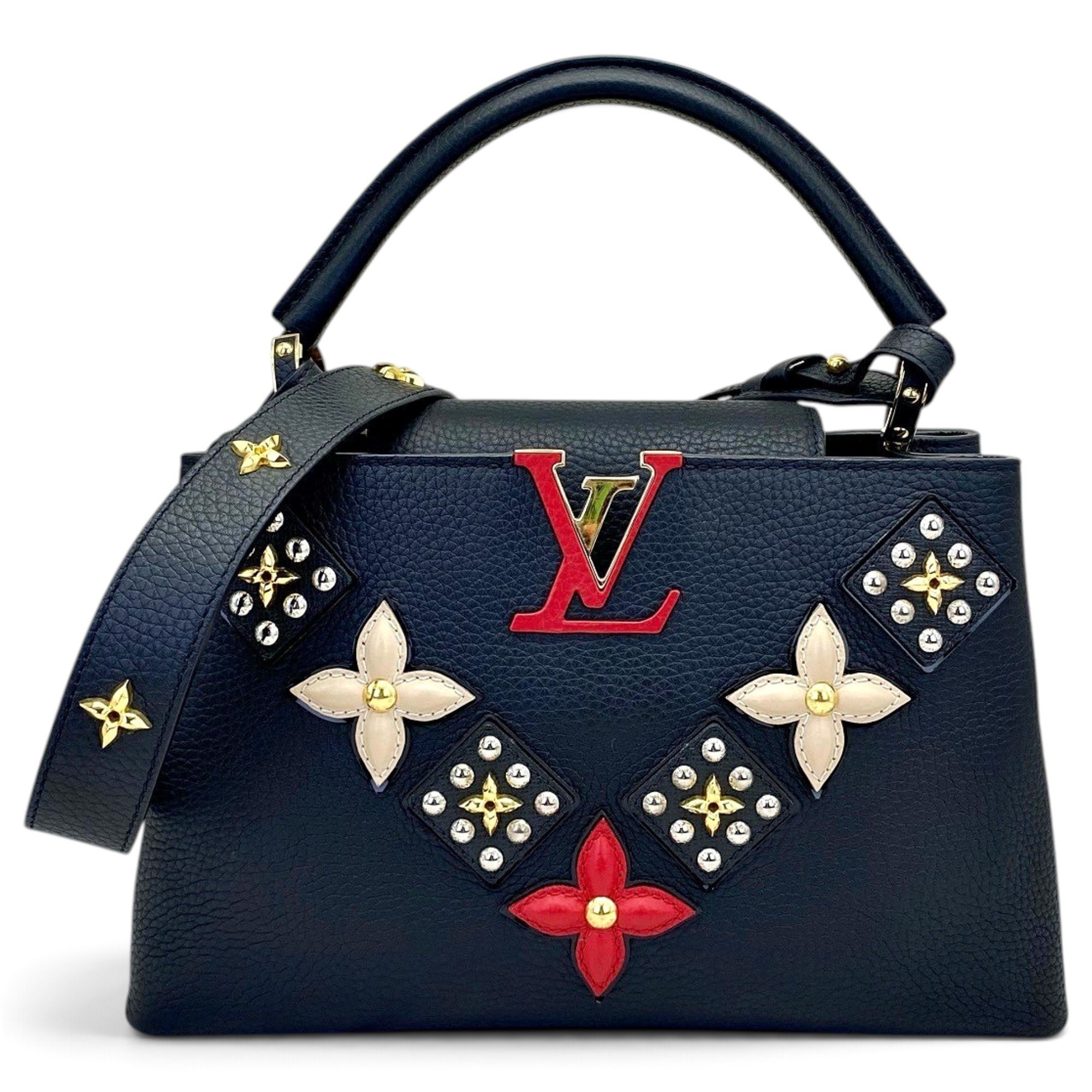 Capucines leather handbag