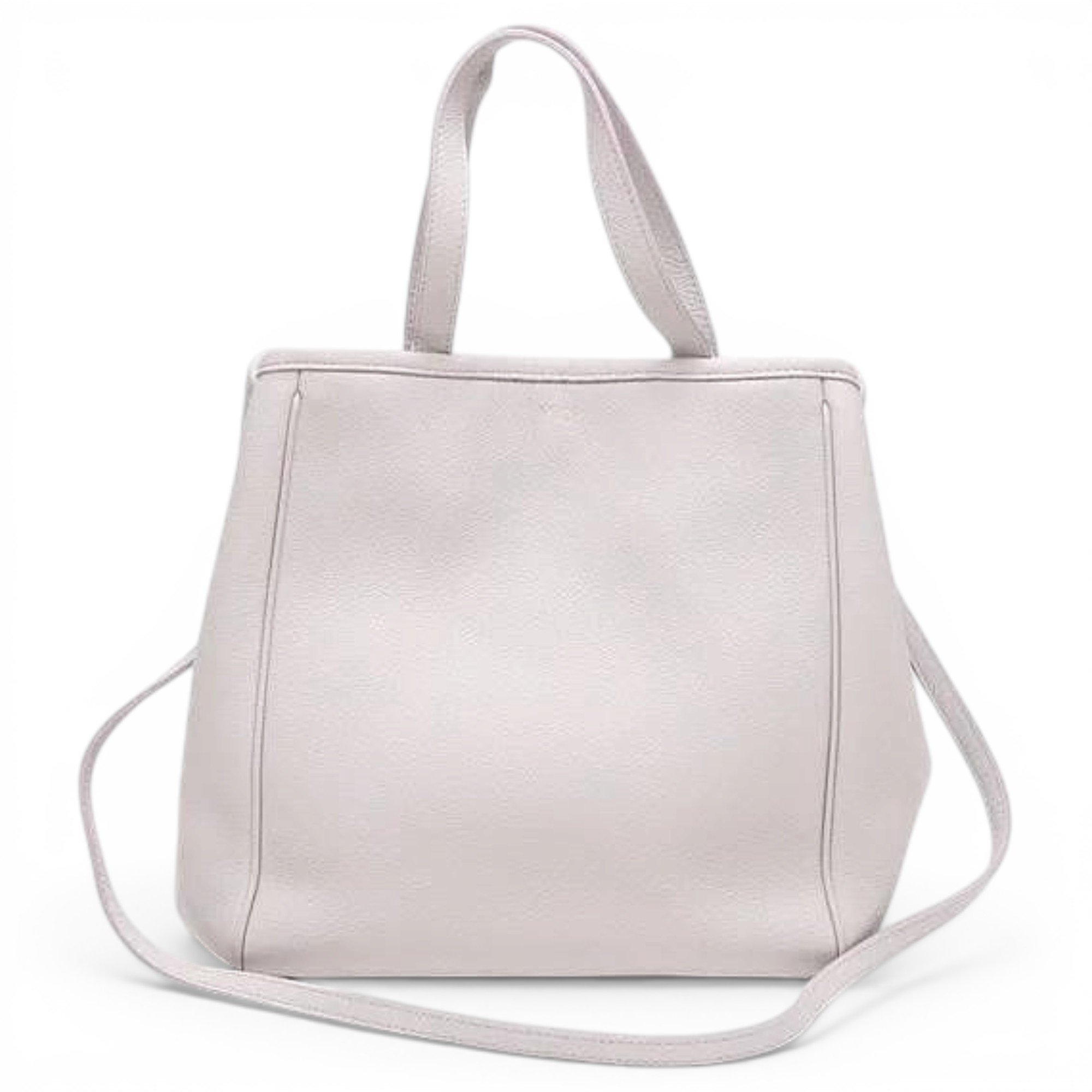 Cabas leather tote