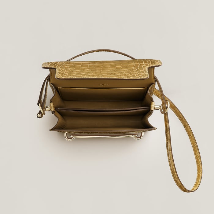 Beige Sable Roulis Mini Bag