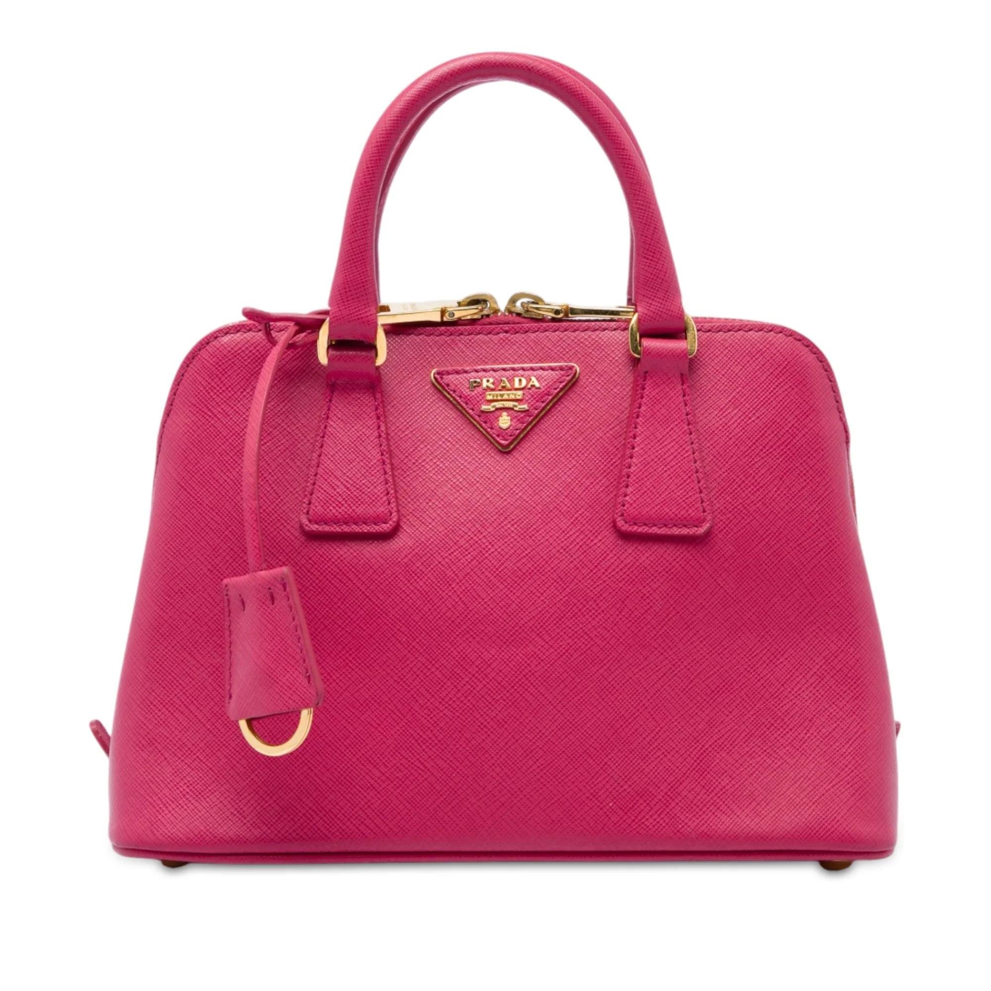 Promenade leather handbag