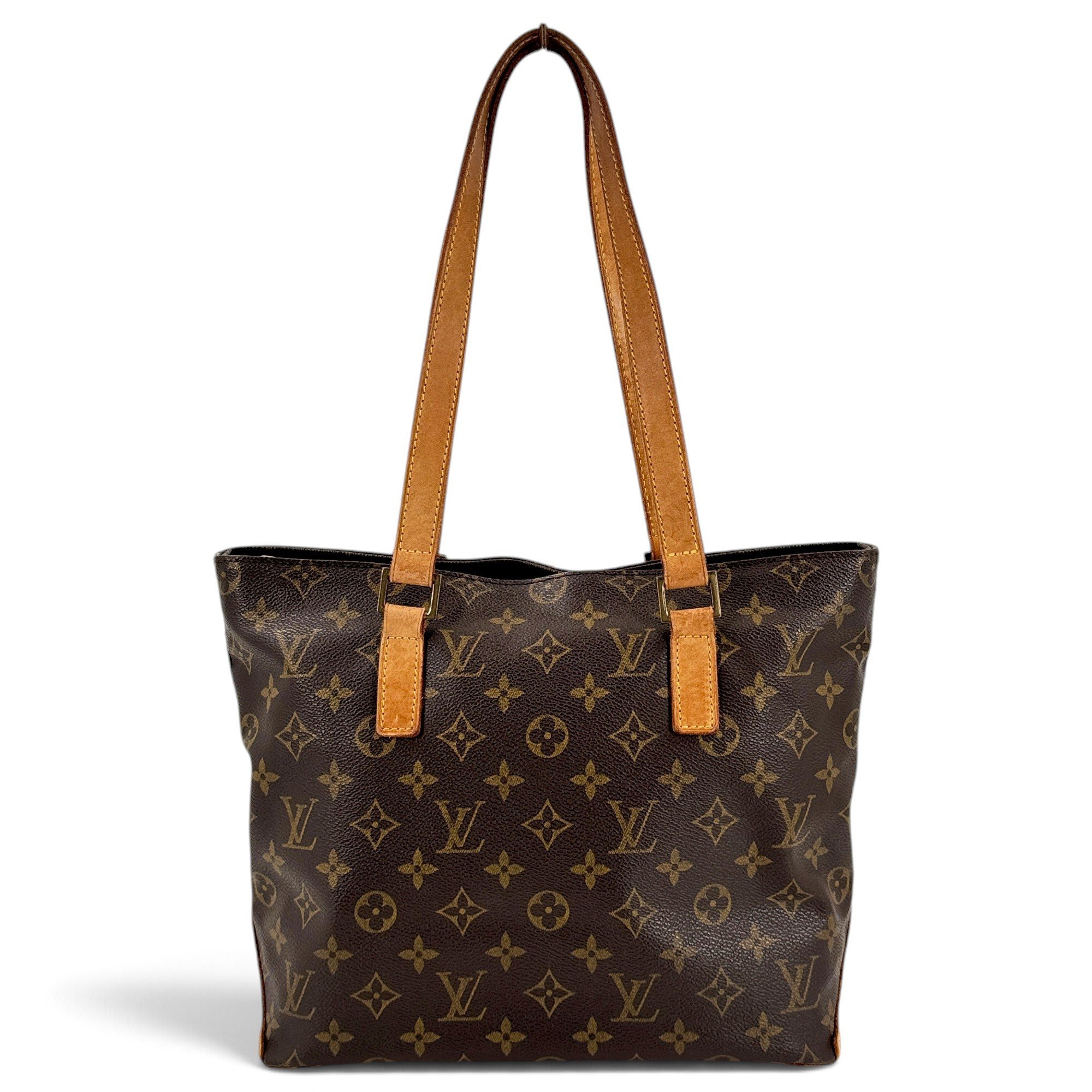 Piano leather tote
