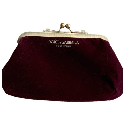 Velvet clutch bag