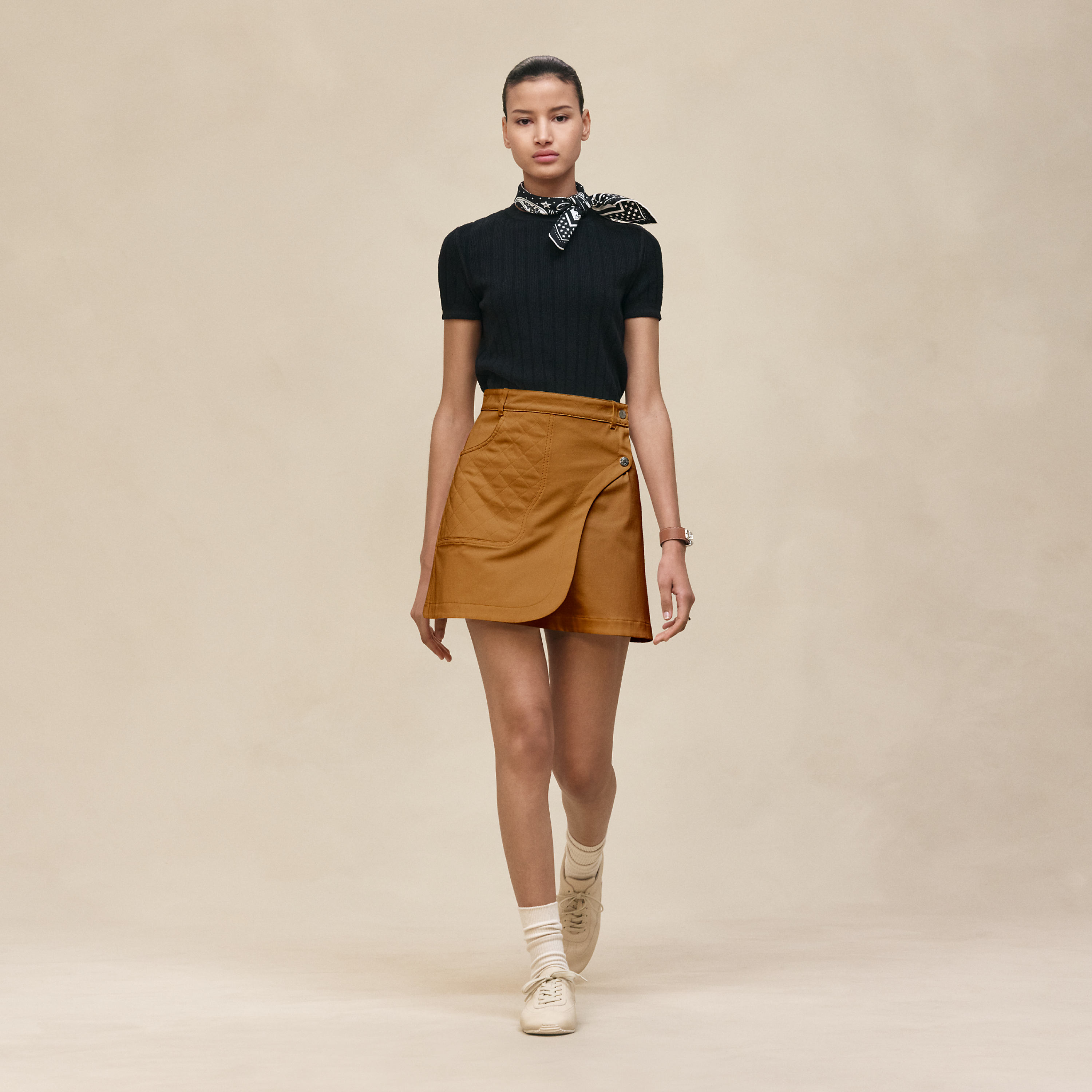 Wrap miniskirt
