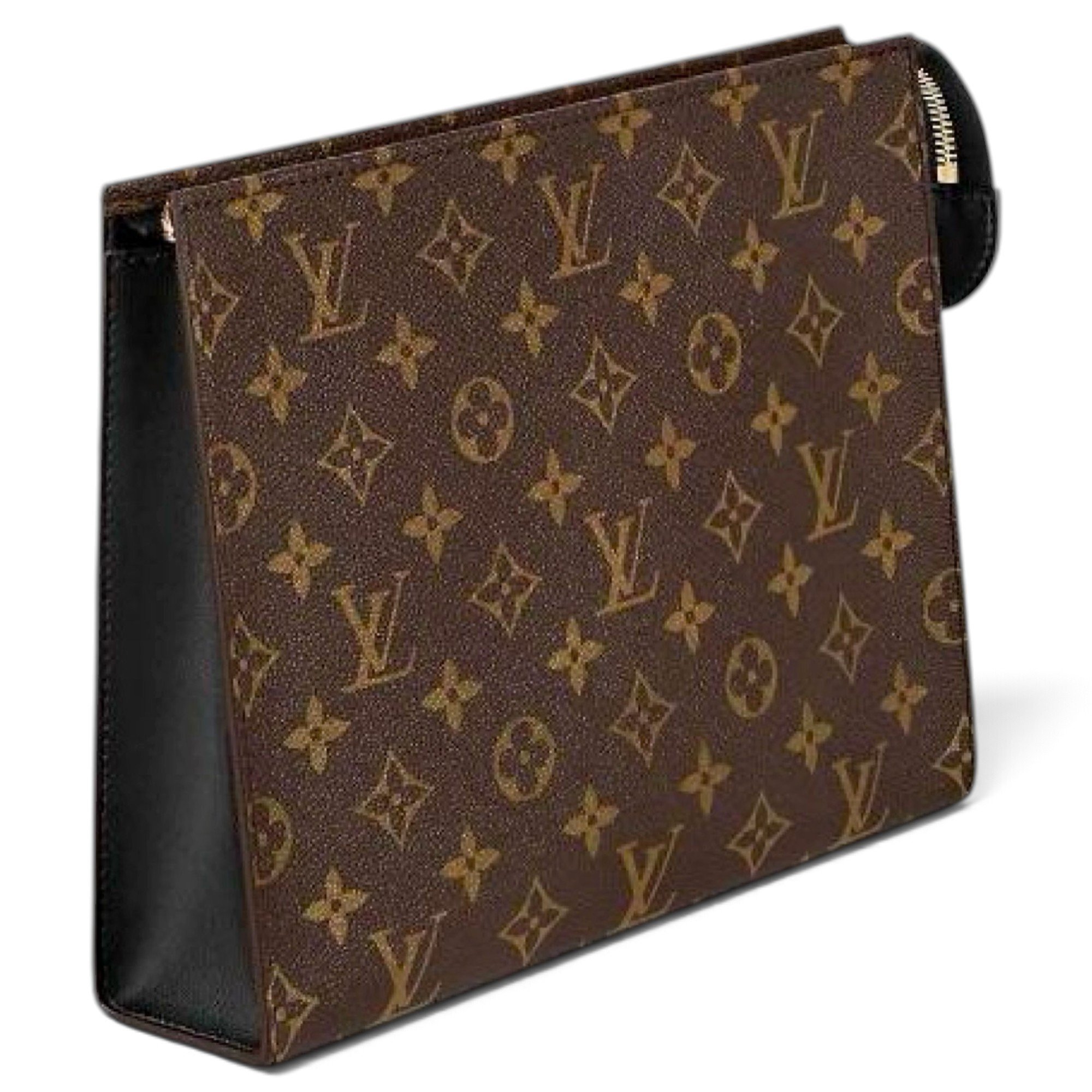Leather clutch bag