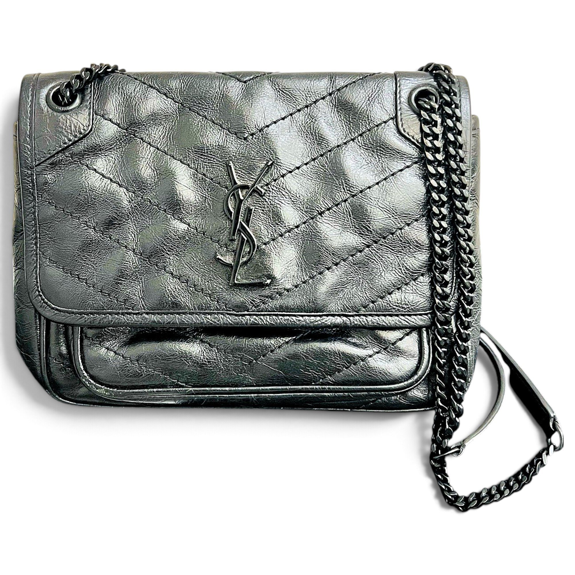 Niki leather crossbody bag