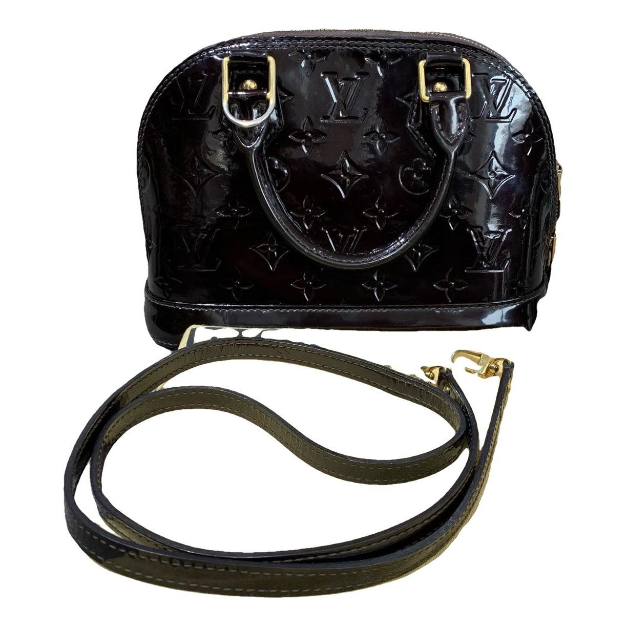 Alma BB patent leather handbag