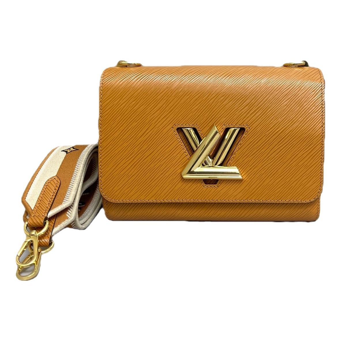 Twist leather handbag