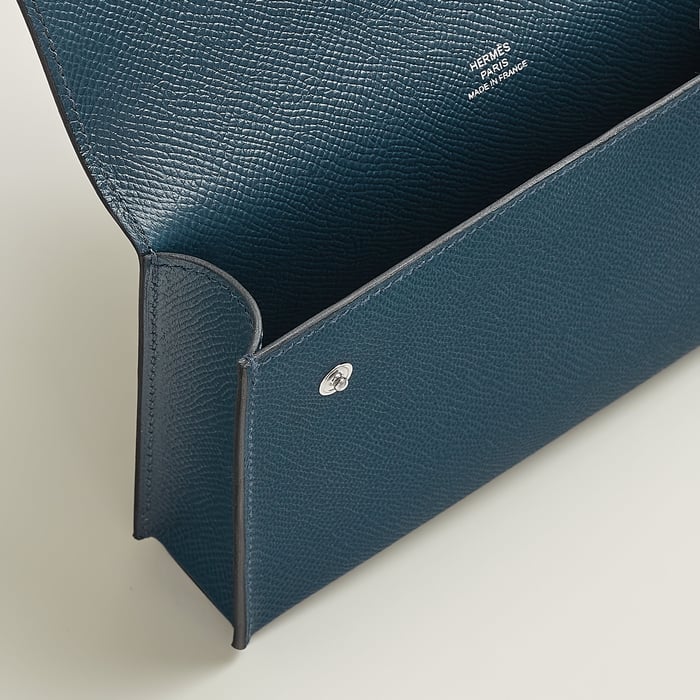 Bleu Abysse Hermèsnap Wallet