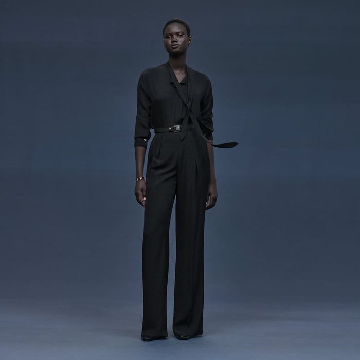 Noir Silk Pants