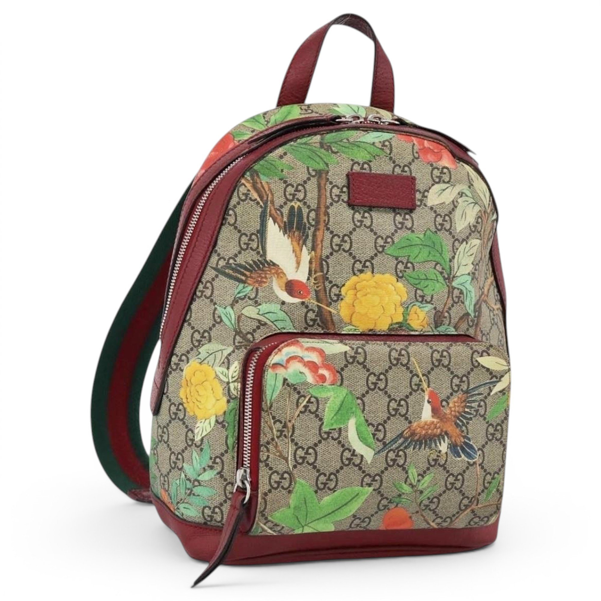 Leather backpack