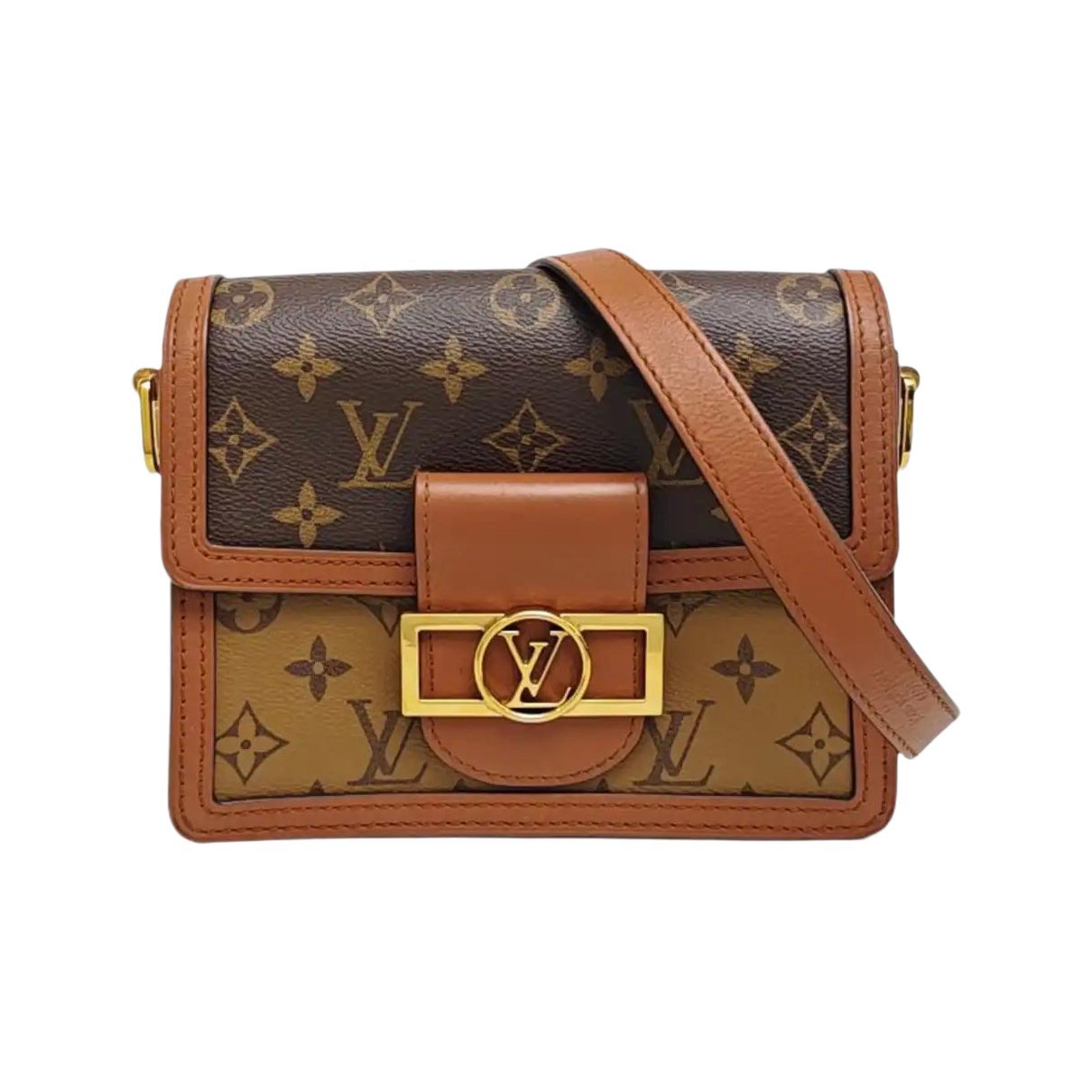 Dauphine leather handbag