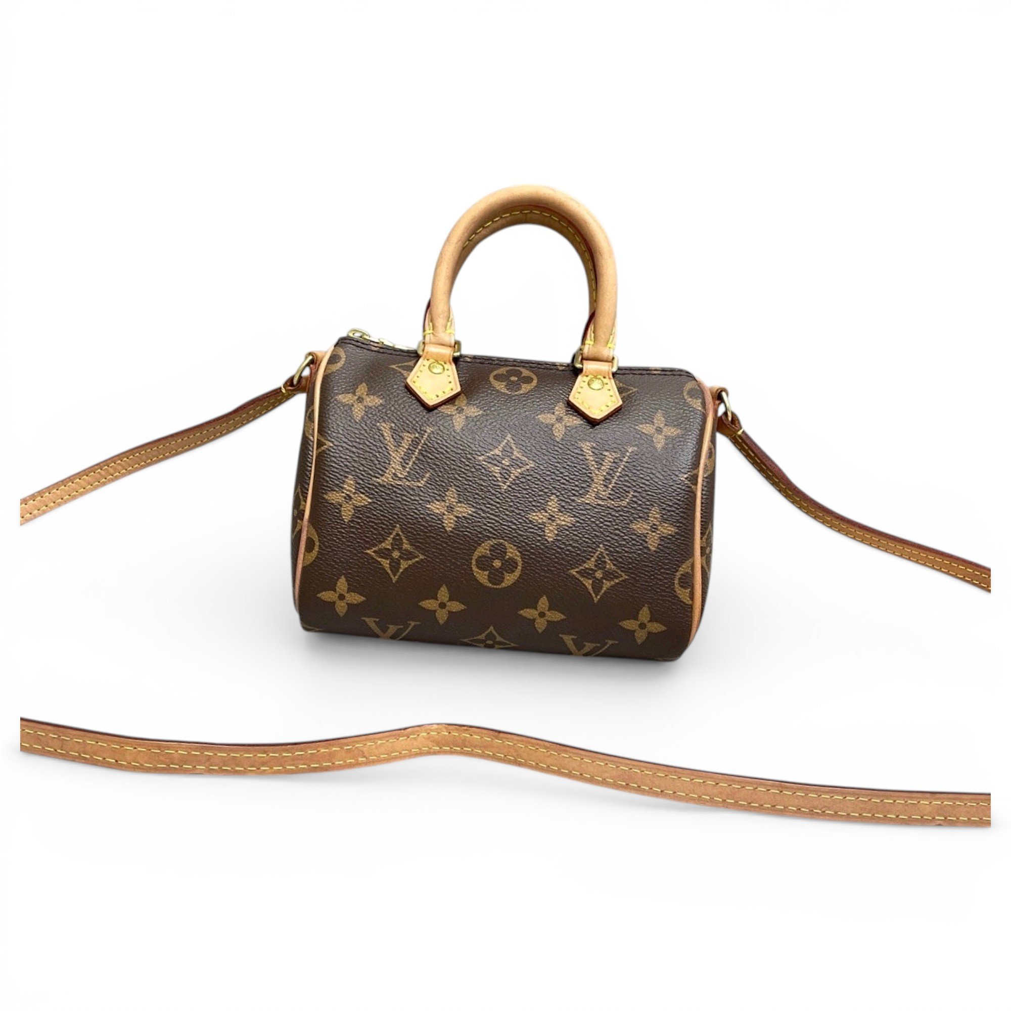 Nano Speedy / Mini HL leather handbag