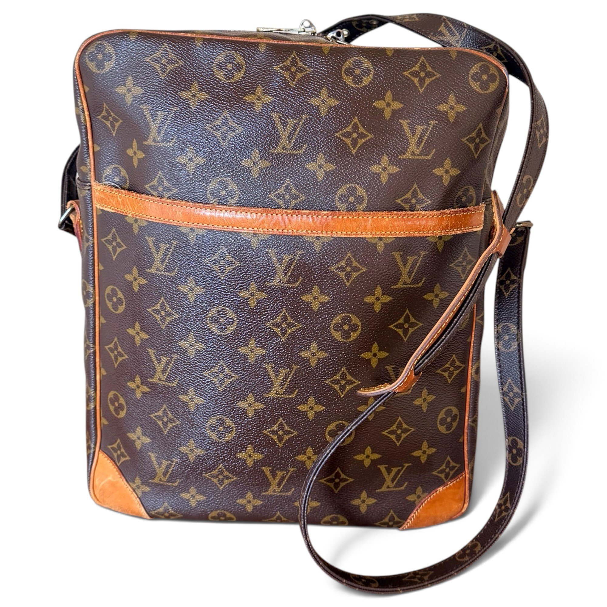 Danube leather crossbody bag