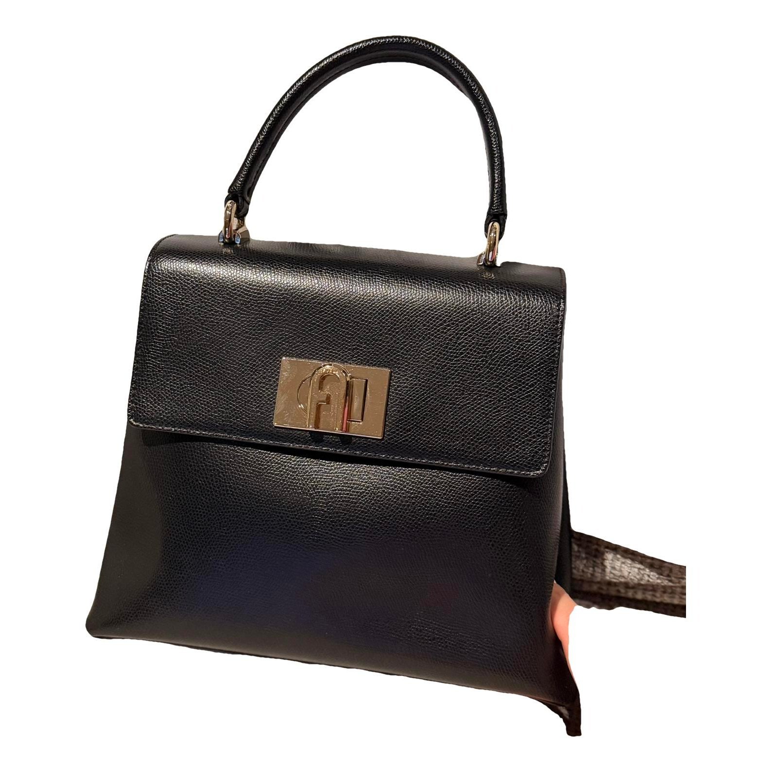 Leather handbag