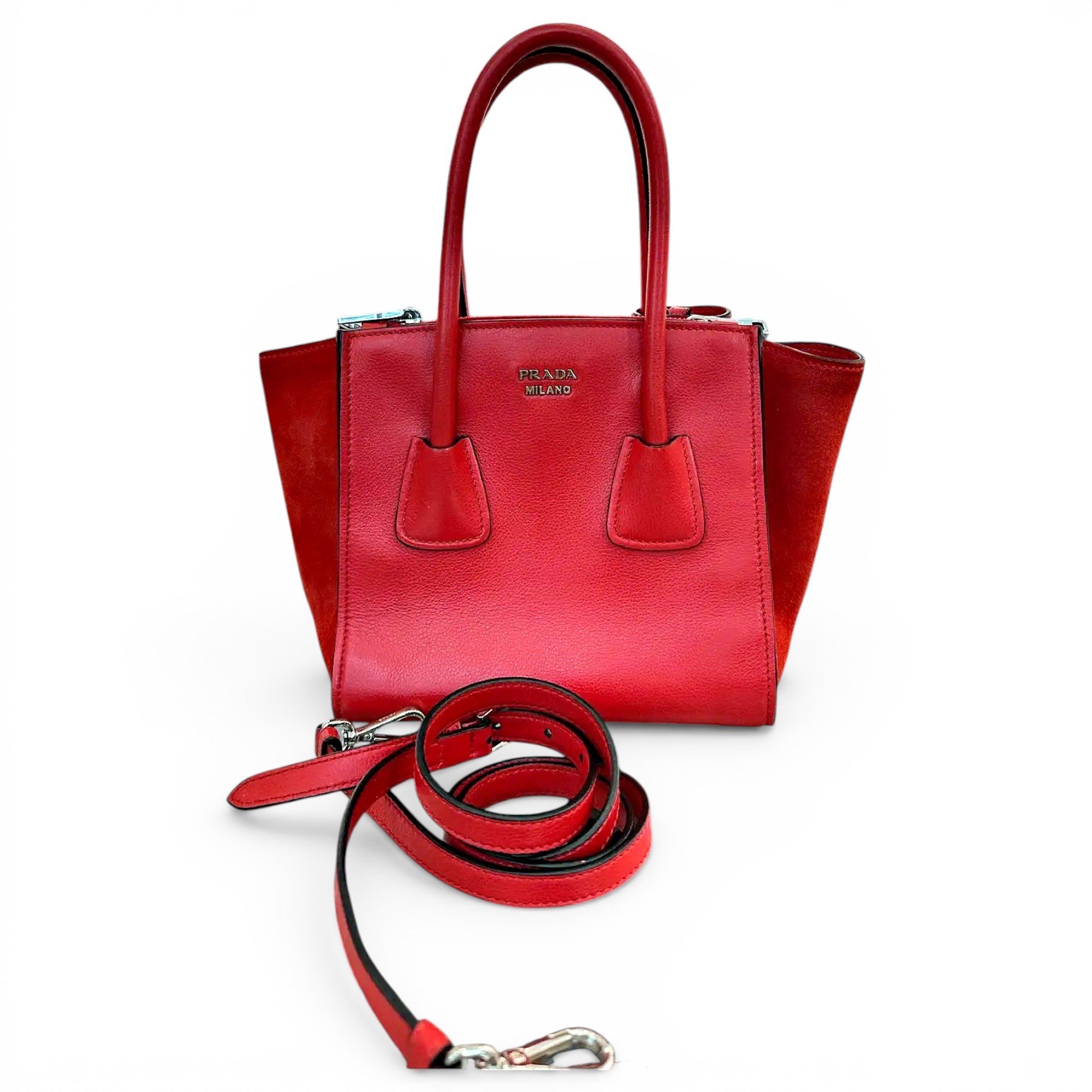 Bibliothèque leather handbag