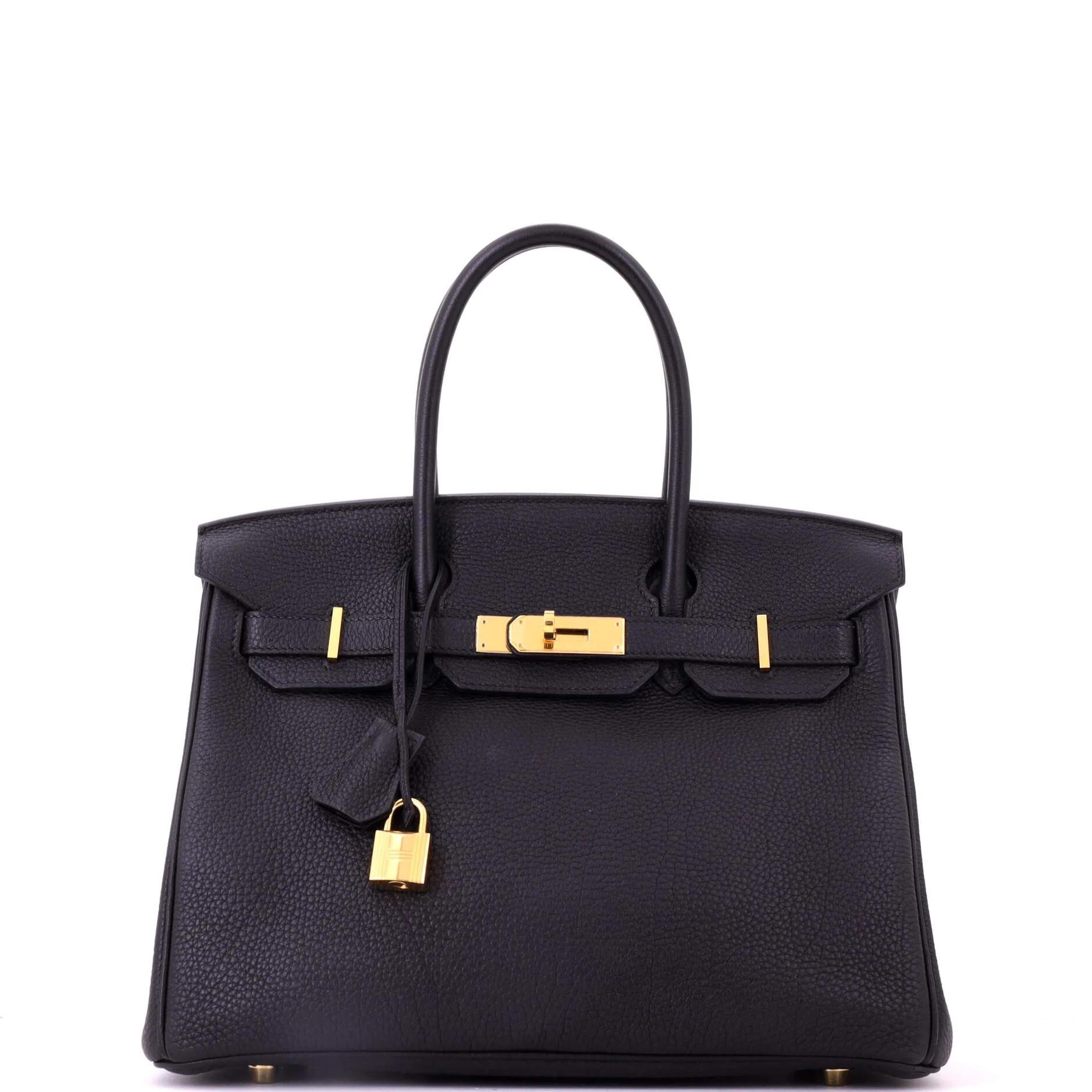 Hermes Birkin 30 Handbag Togo Leather 2015