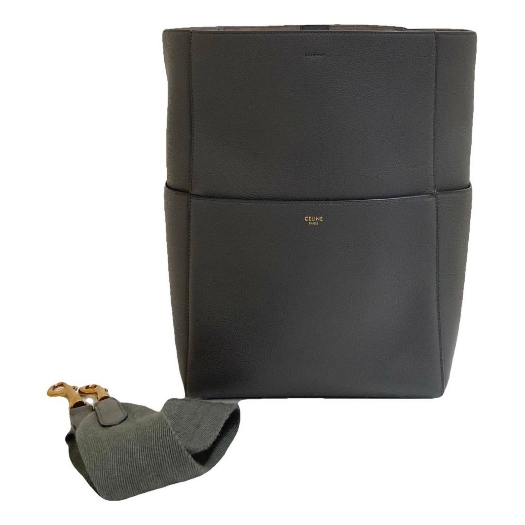 Seau Sangle leather handbag