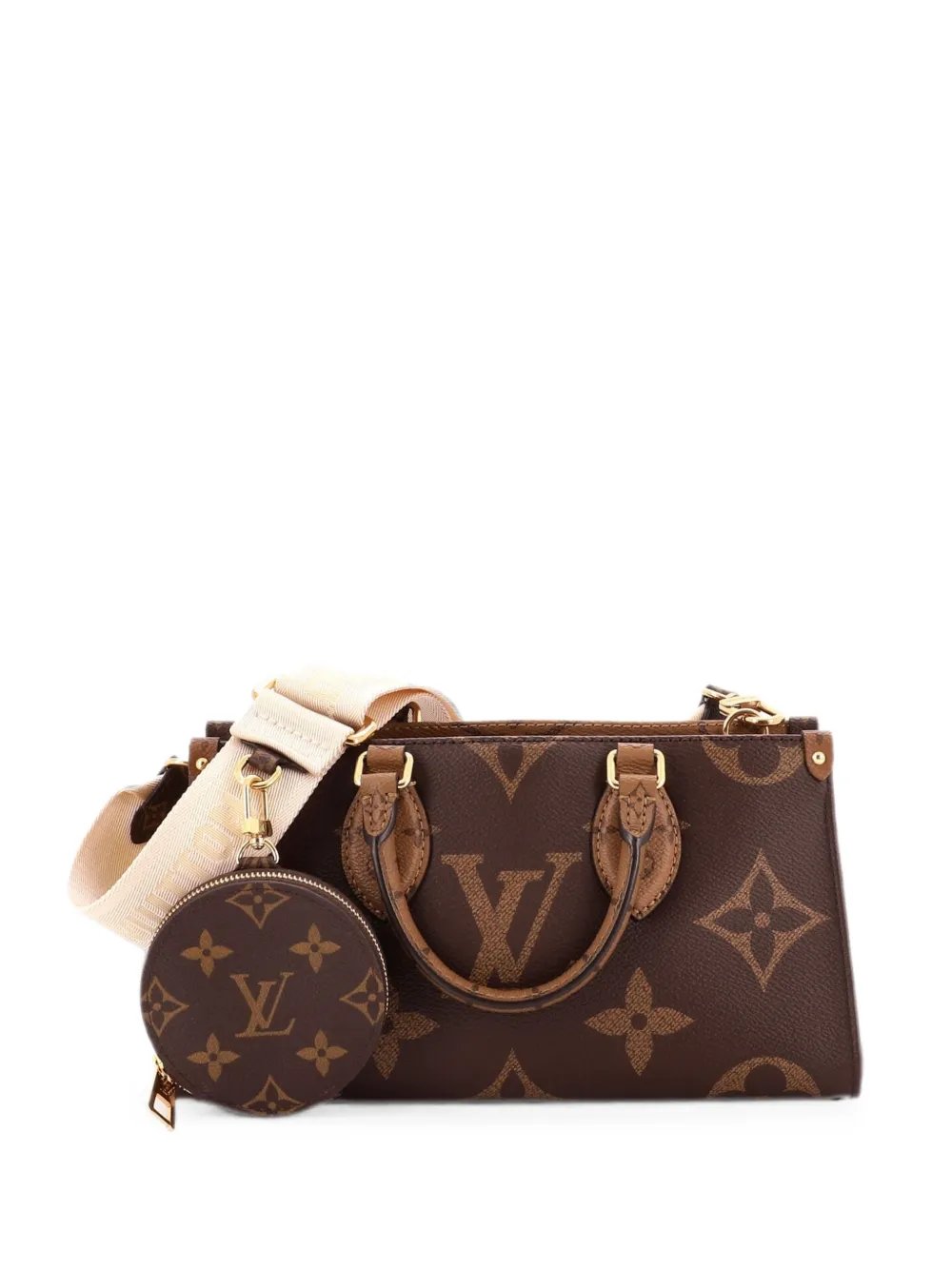 OnTheGo Tote Reverse Monogram Giant East West shoulder bag