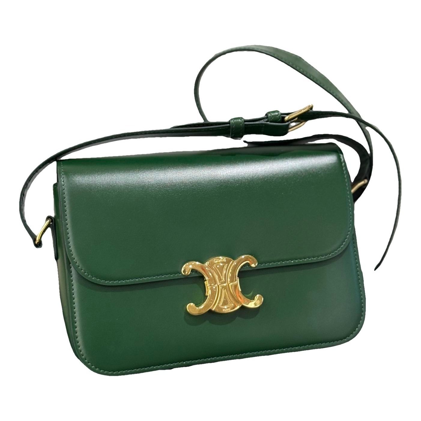 Triomphe leather handbag