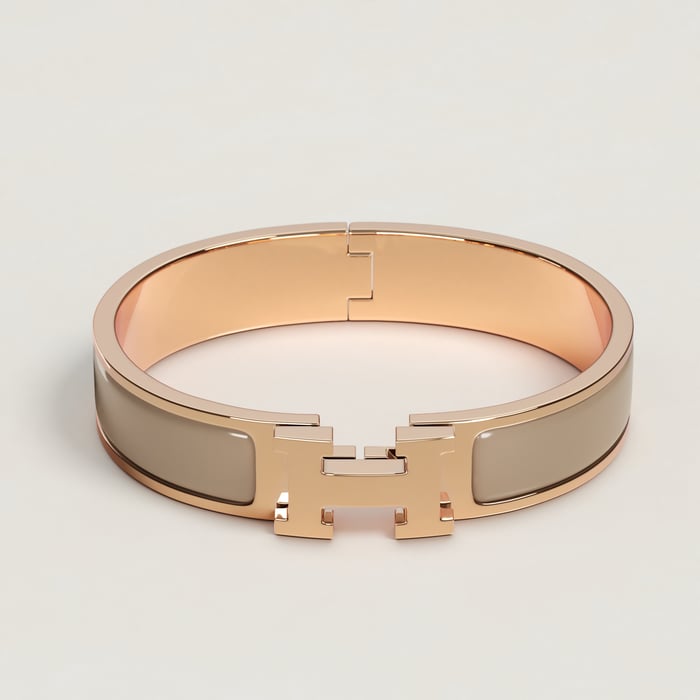 Marron Glacé Brazalete Clic H
