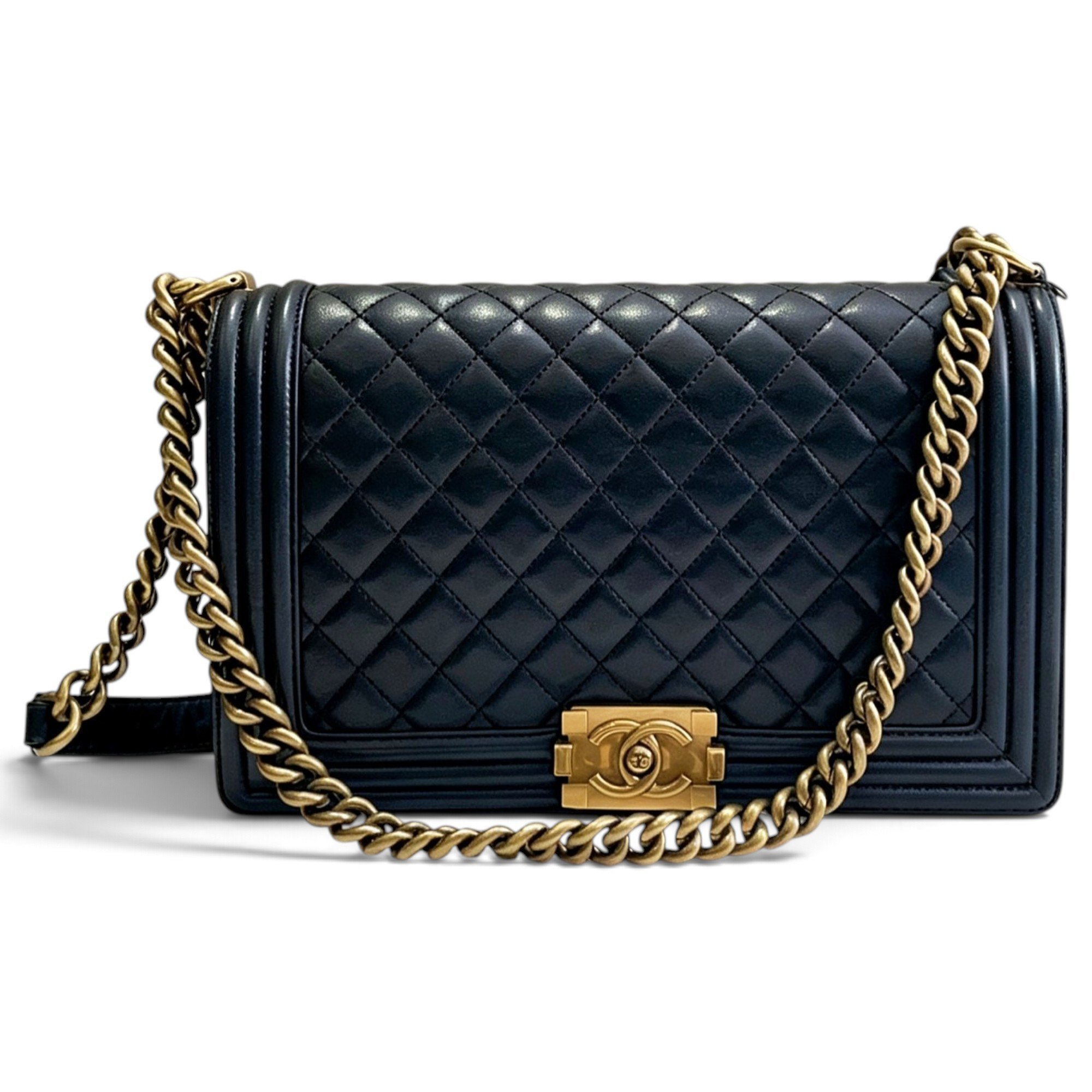 Boy leather handbag