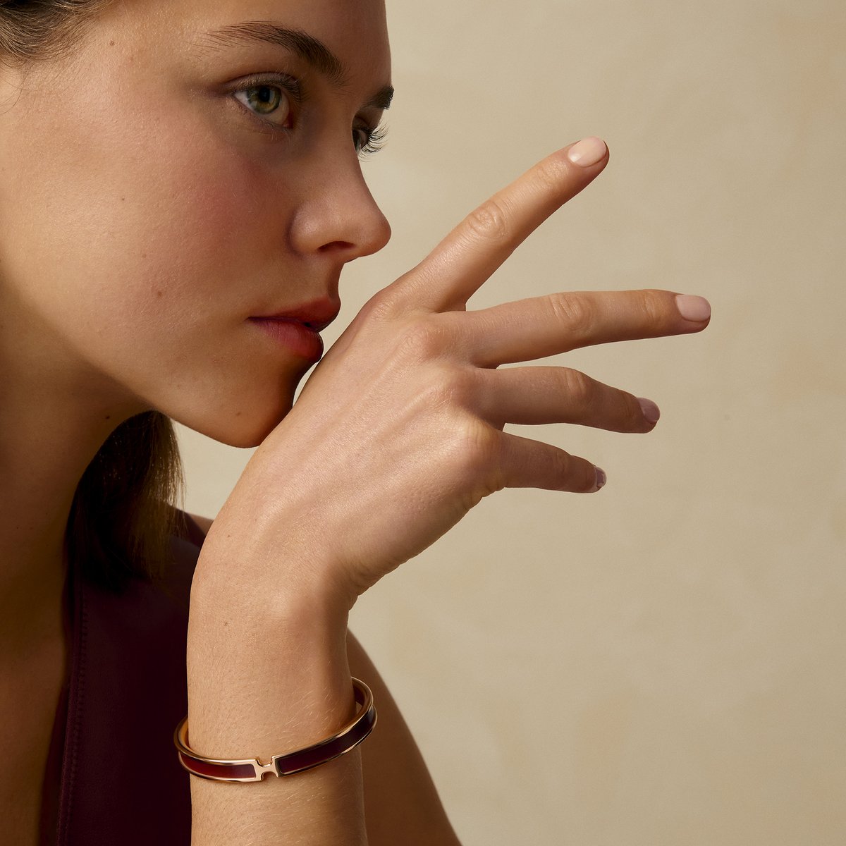 Rouge H Olympe Bracelet