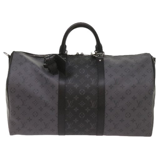 Keepall leather travel bag