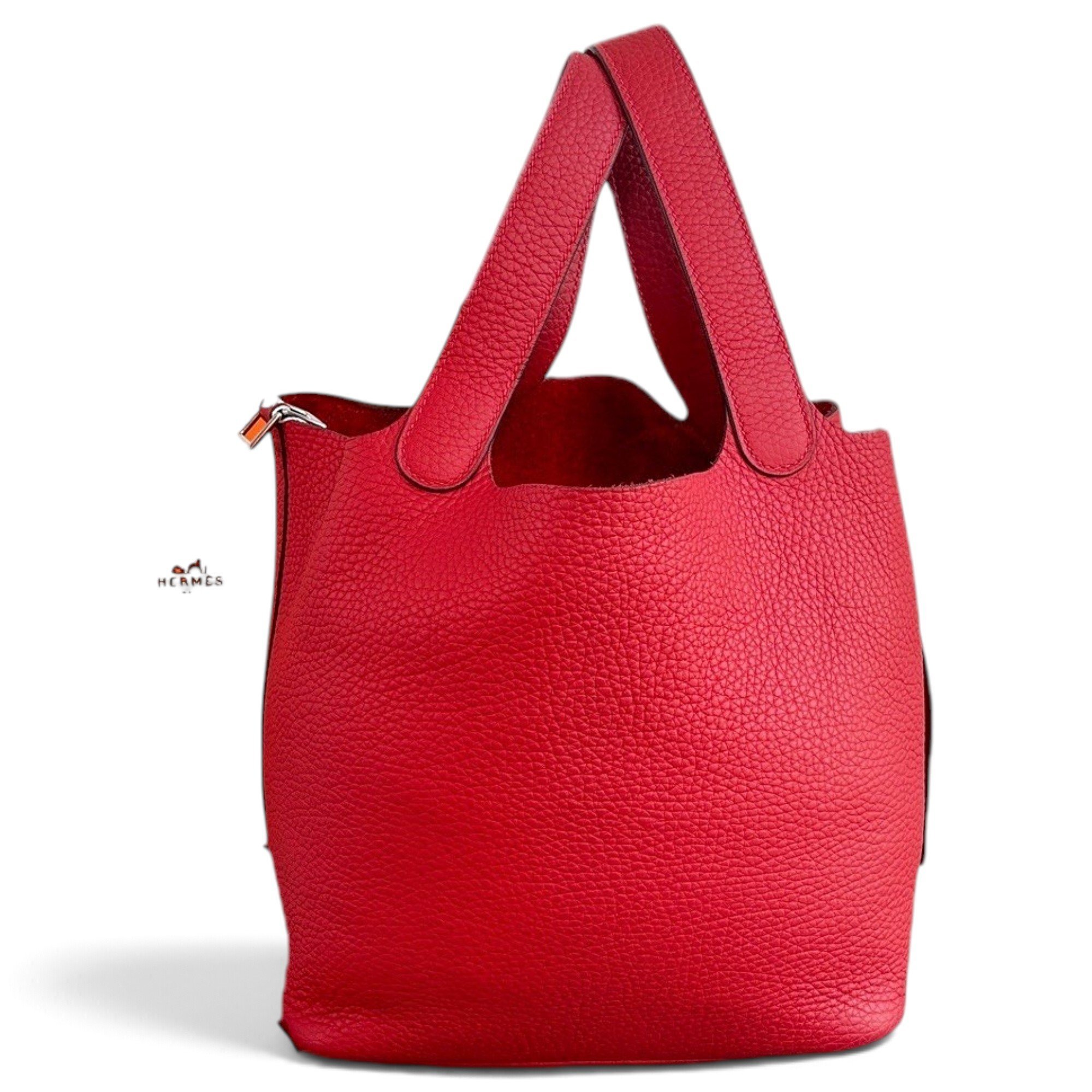 Picotin leather handbag