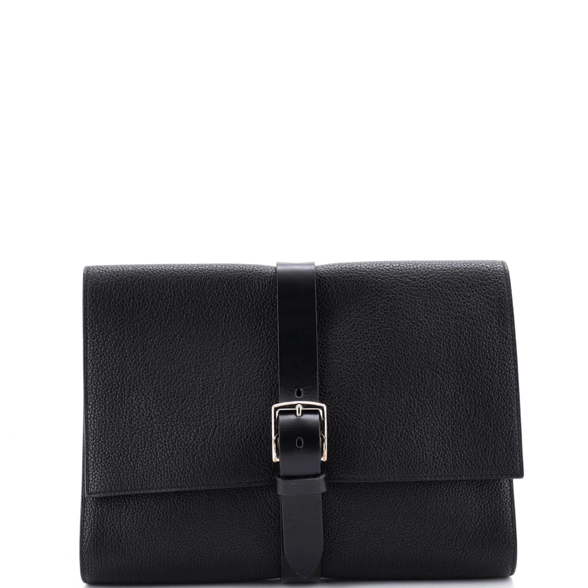 Hermes Etriviere Handbag Black Togo Leather 2018