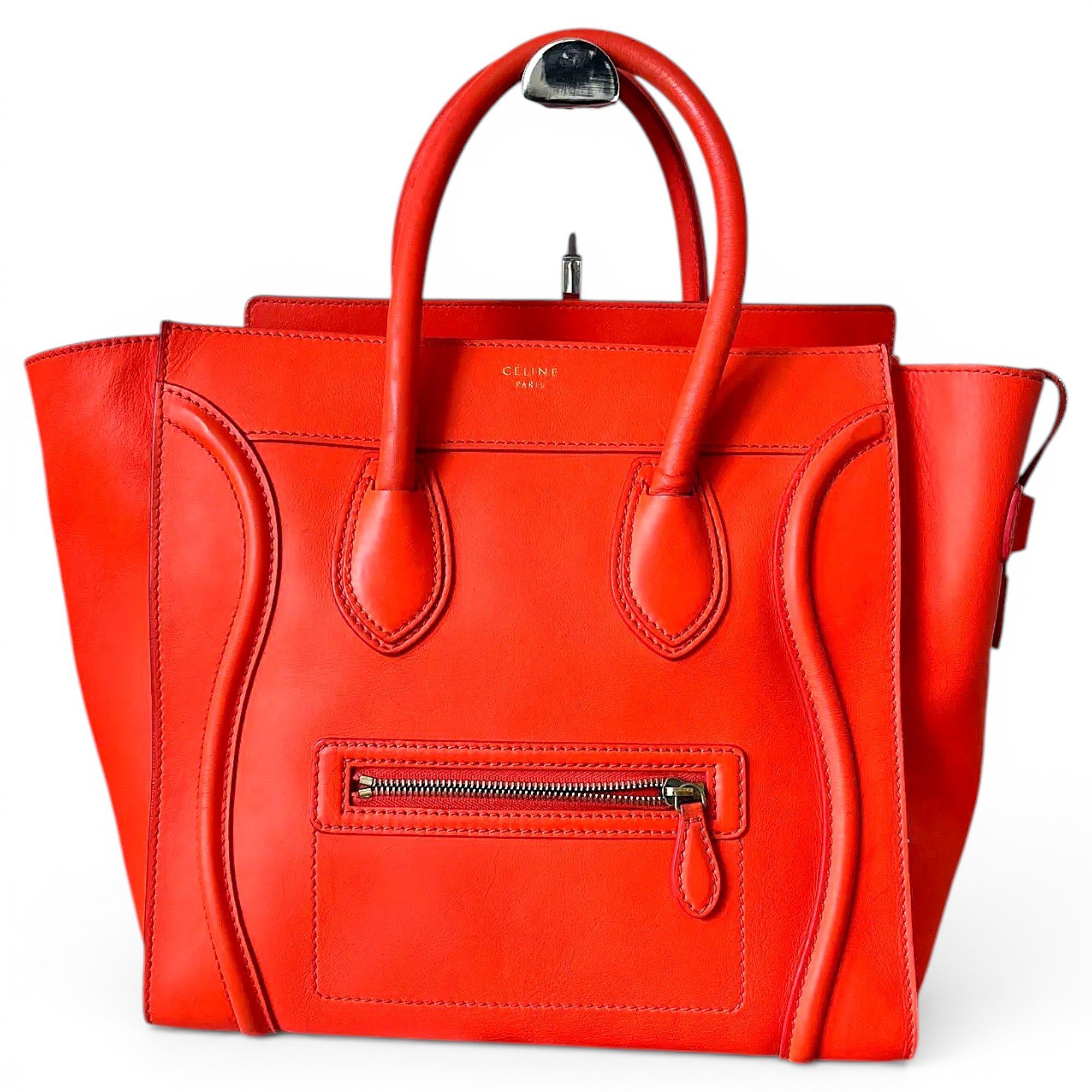Luggage leather handbag