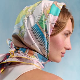 Pony Pit Stop double face scarf 90
