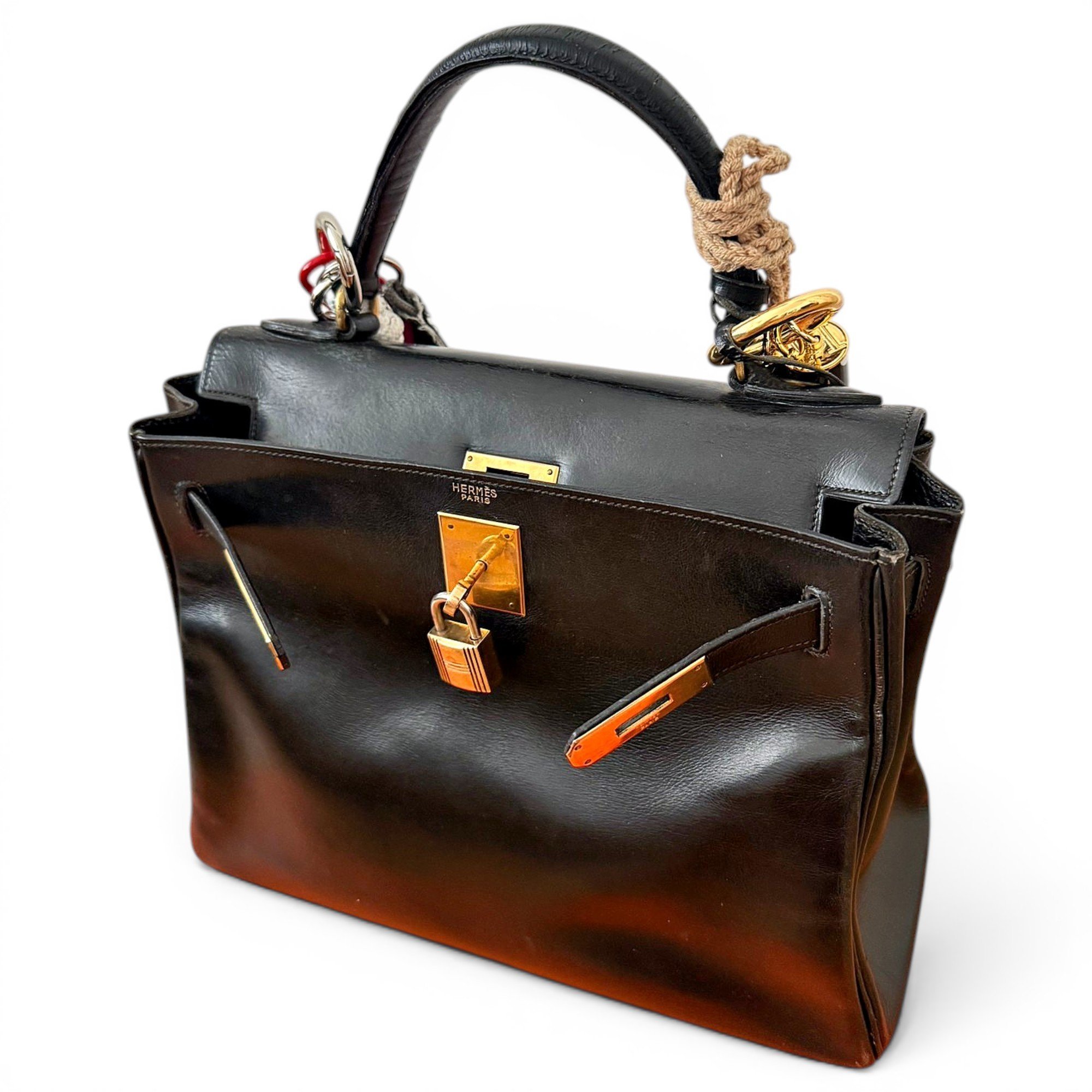 Kelly 28 leather handbag