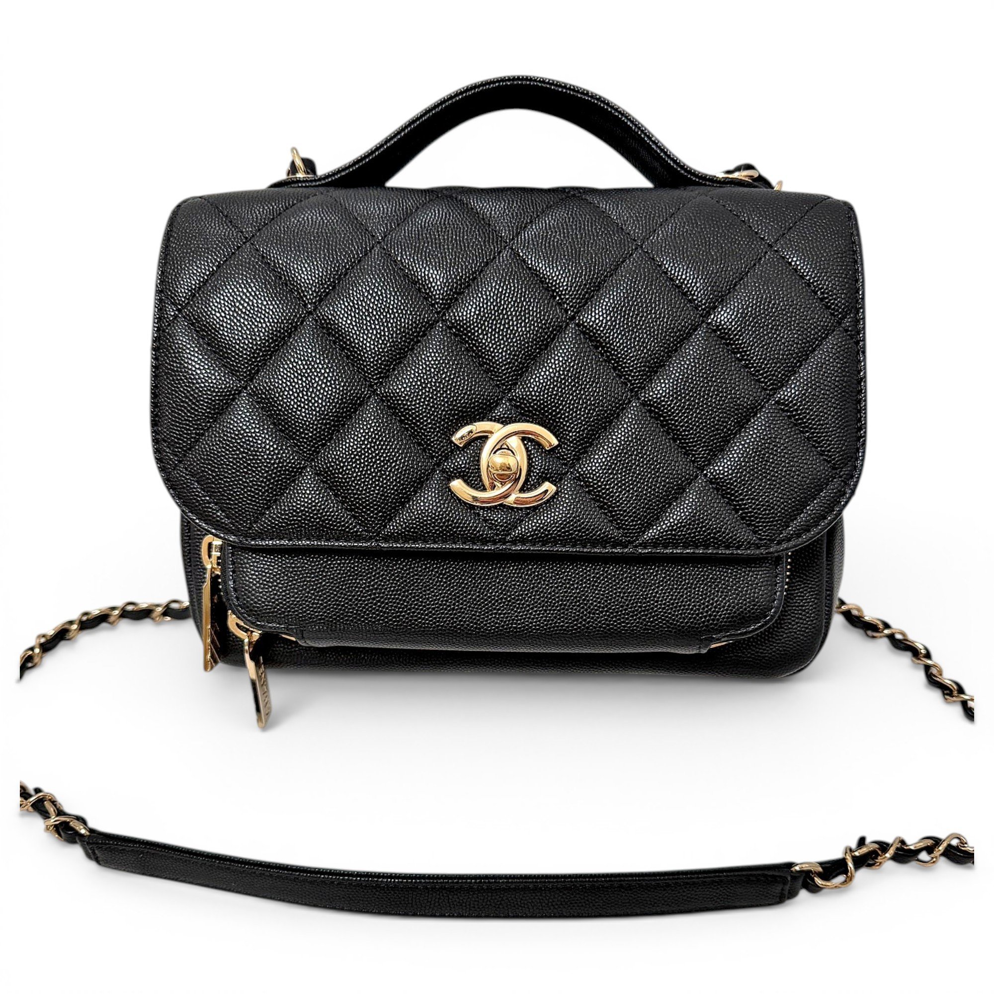 Business Affinity leather handbag