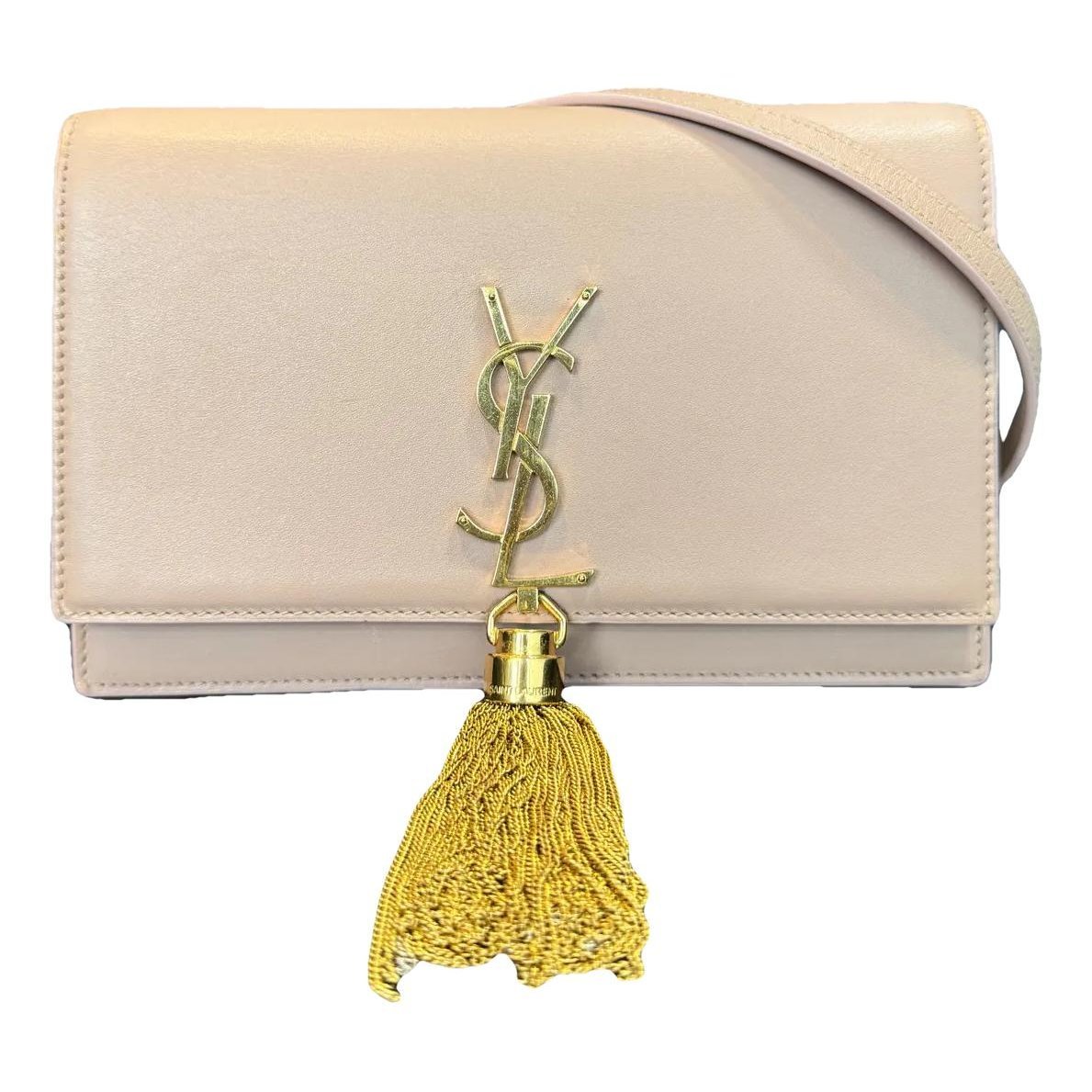 Pompom Kate leather handbag